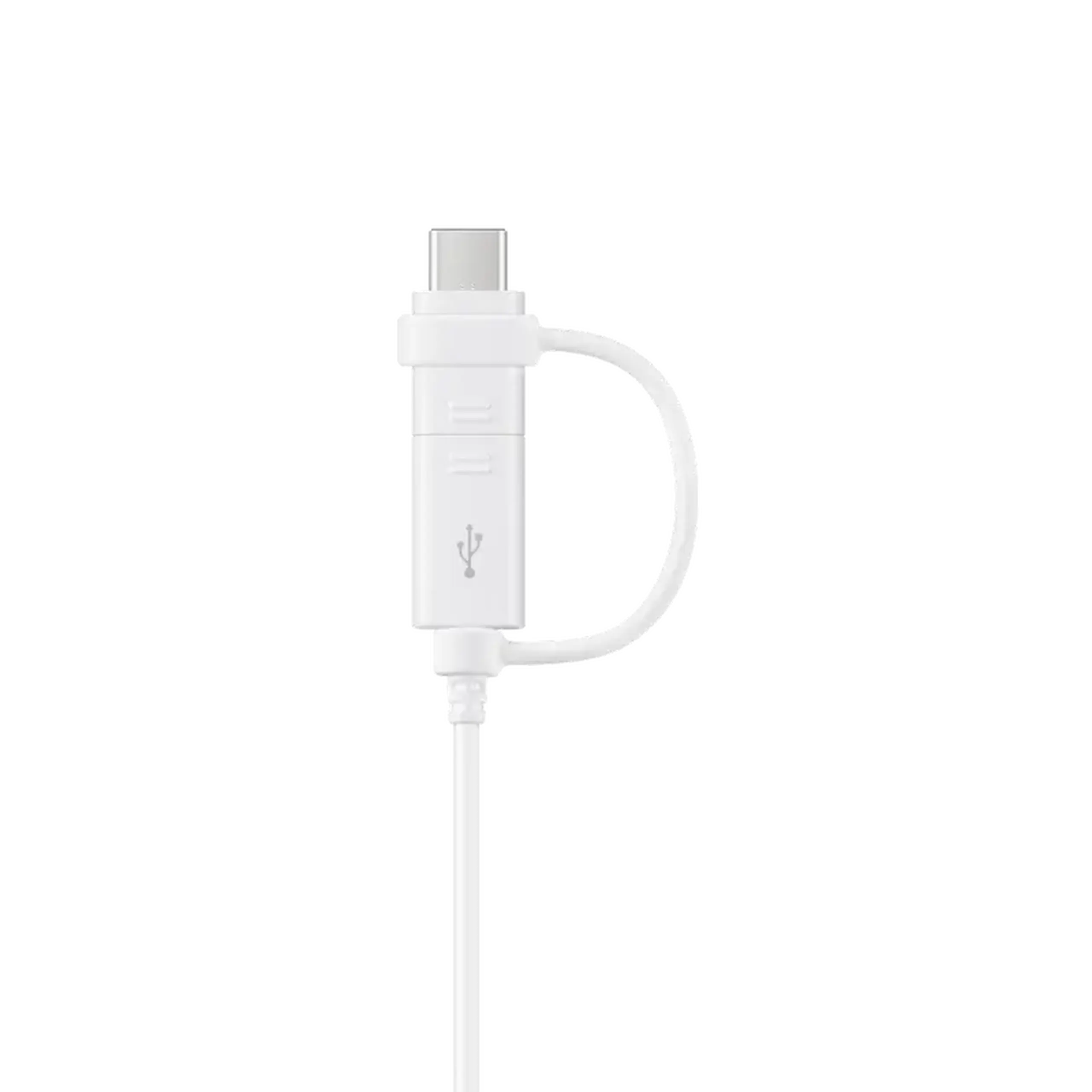 2in1 Cable Samsung, Type-C+Micro-USB, White EU