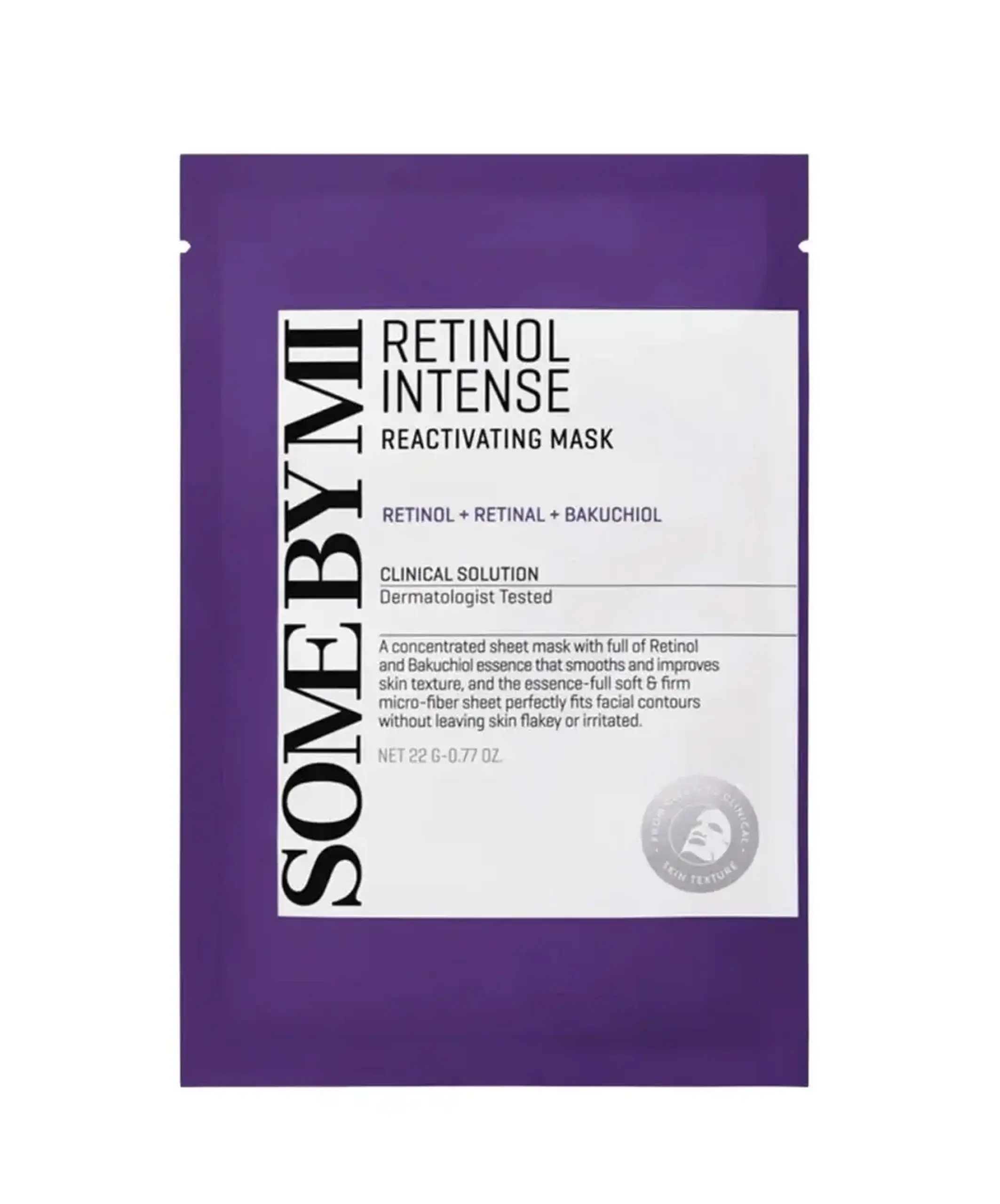 Masca pentru fata Some By Mi, Retinol Intense Reactivating Mask, 22 ml