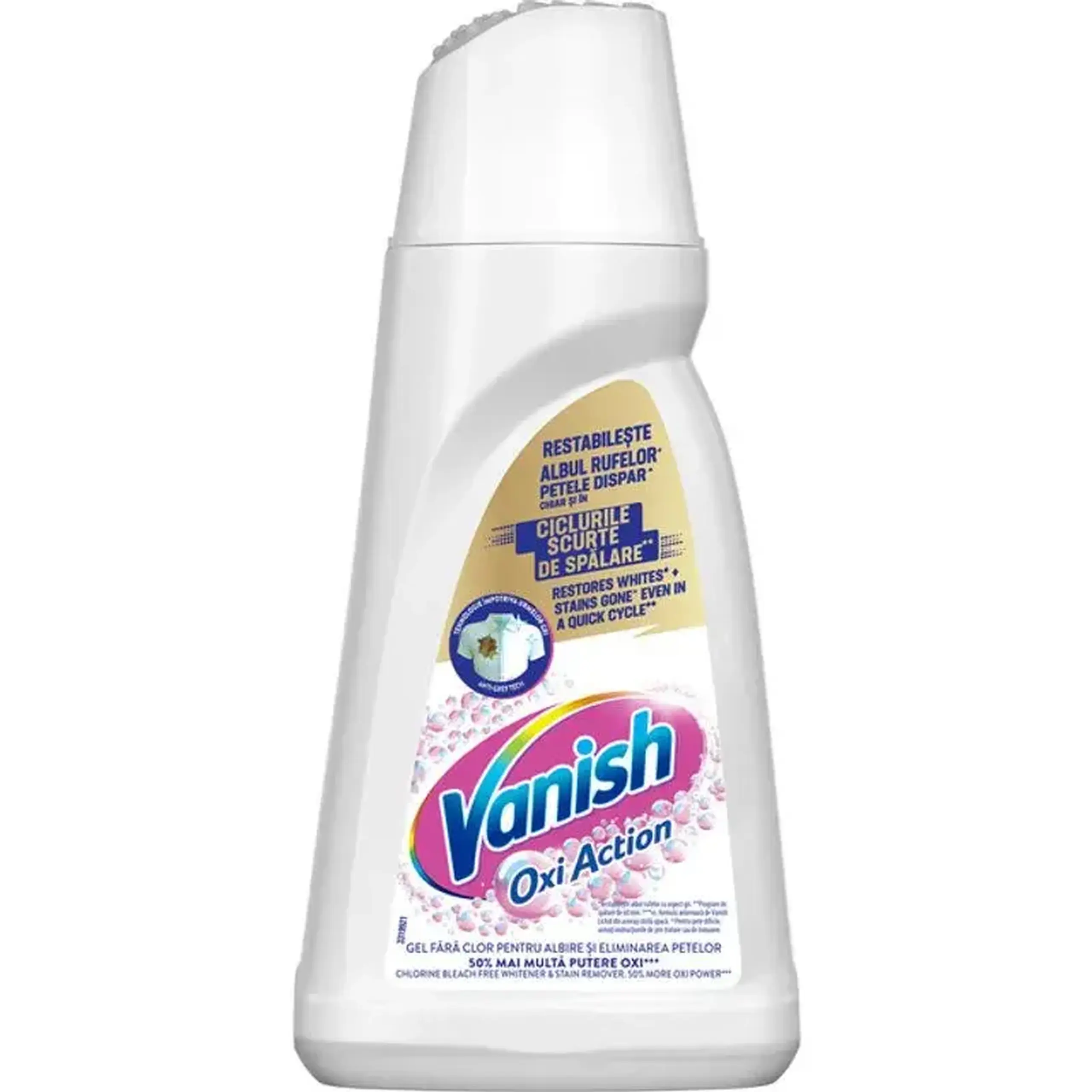 Solutie indepartarea petelor Vanish Oxi Action White 100 ml