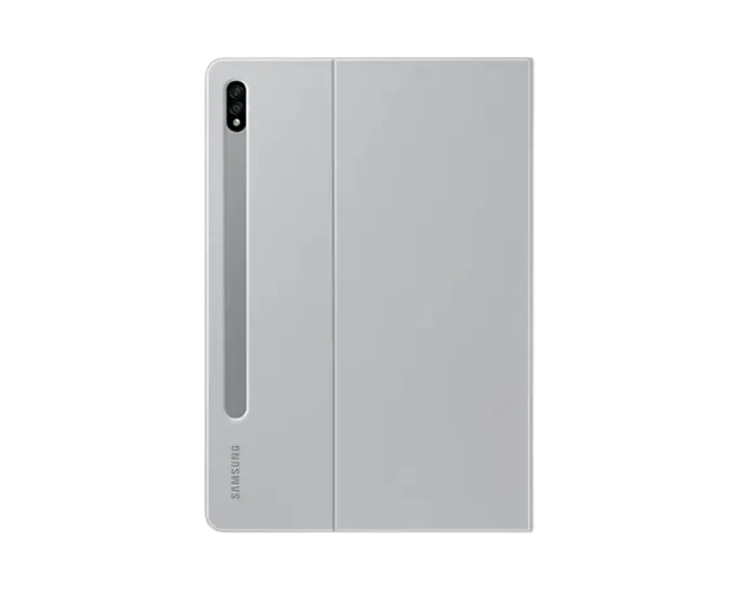 Husă pentru tabletă Samsung Tab S7 Book Cover, 11", Poliuretan, Gri deschis