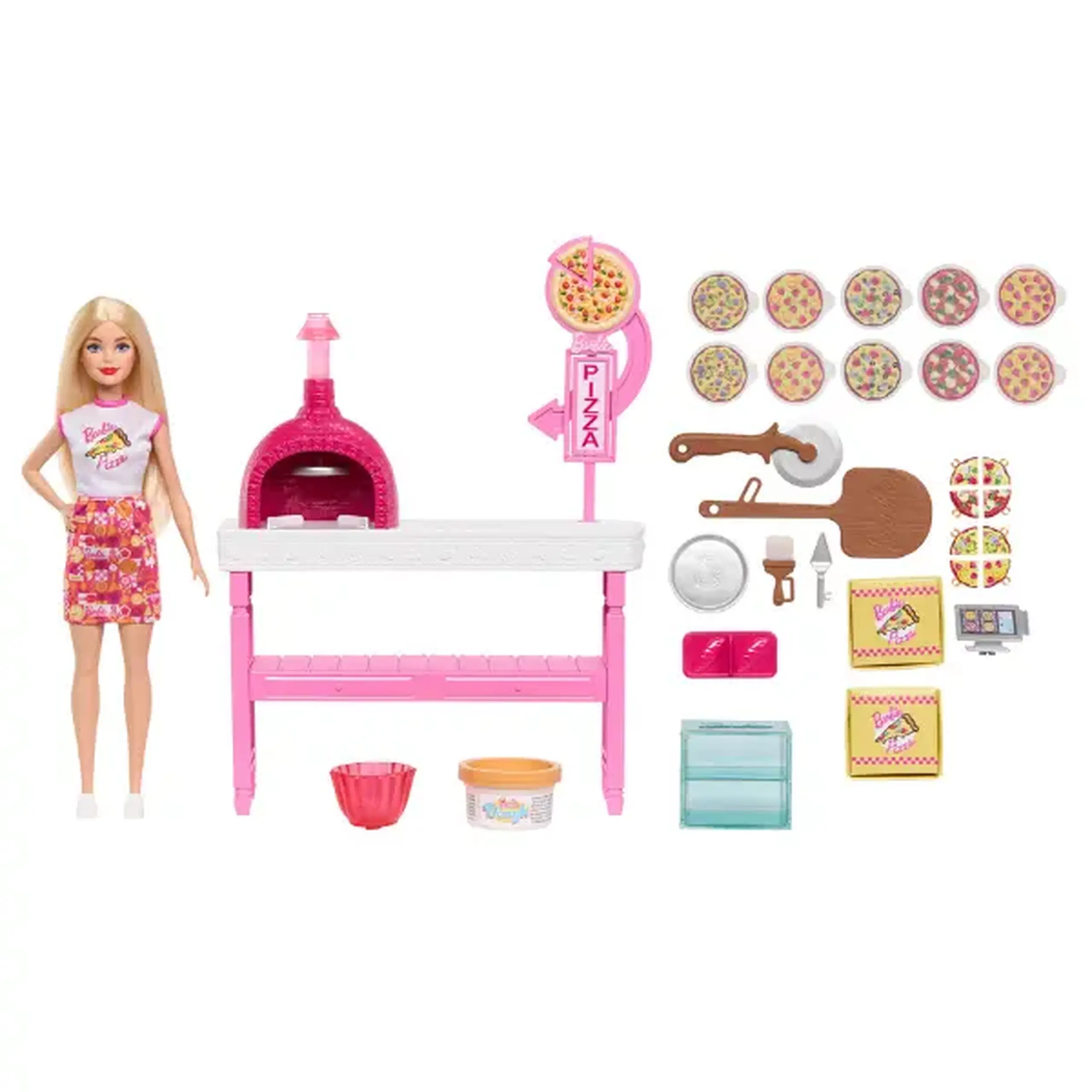 Set de joacă Barbie "Pizzerie"
