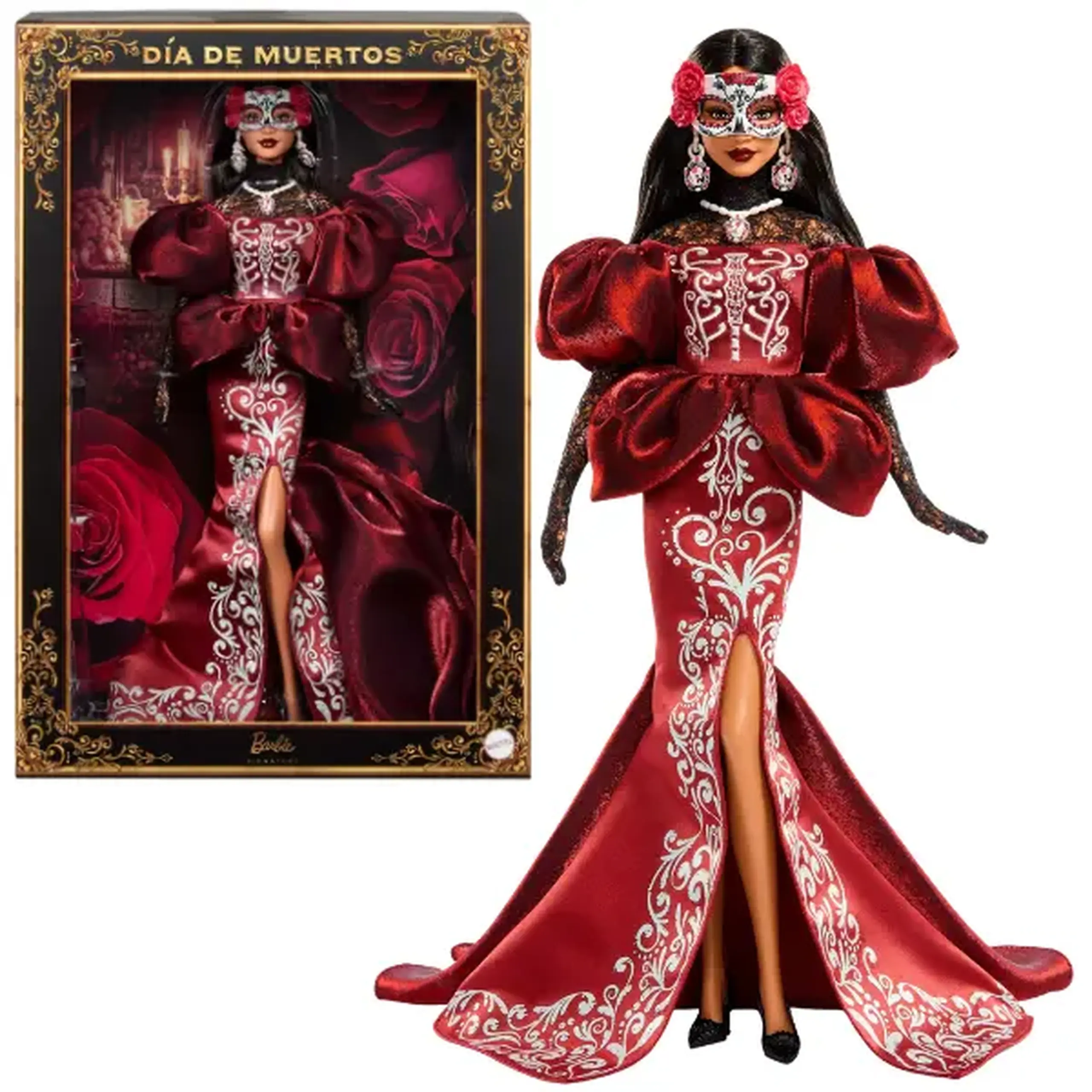 Păpușă de colecție Barbie Signature Día De Muertos 2026 cu mască