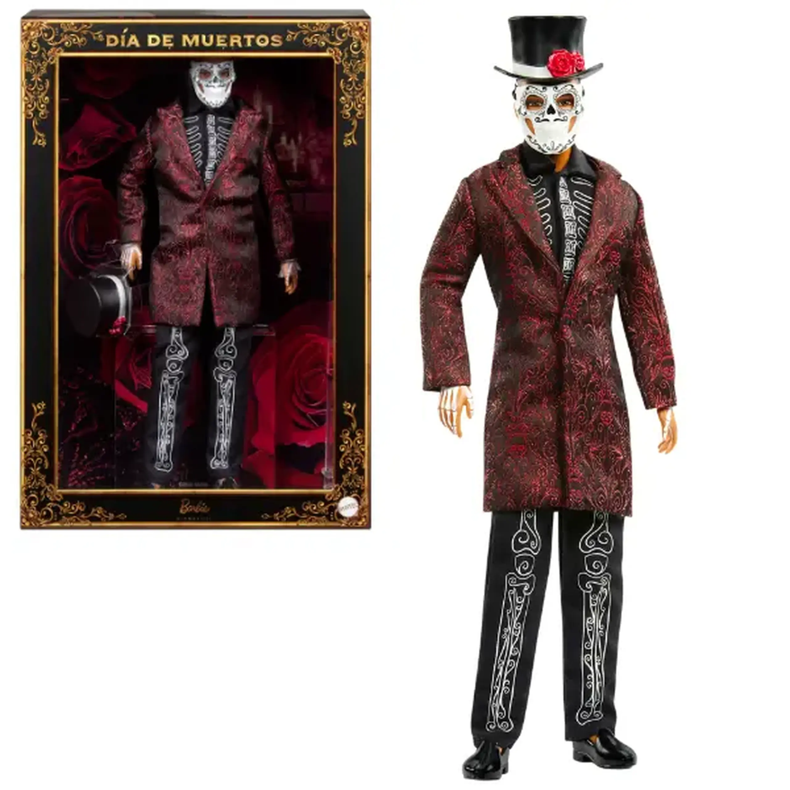 Păpușă de colecție Barbie Signature Día De Muertos „Ken” 2026 cu accesorii