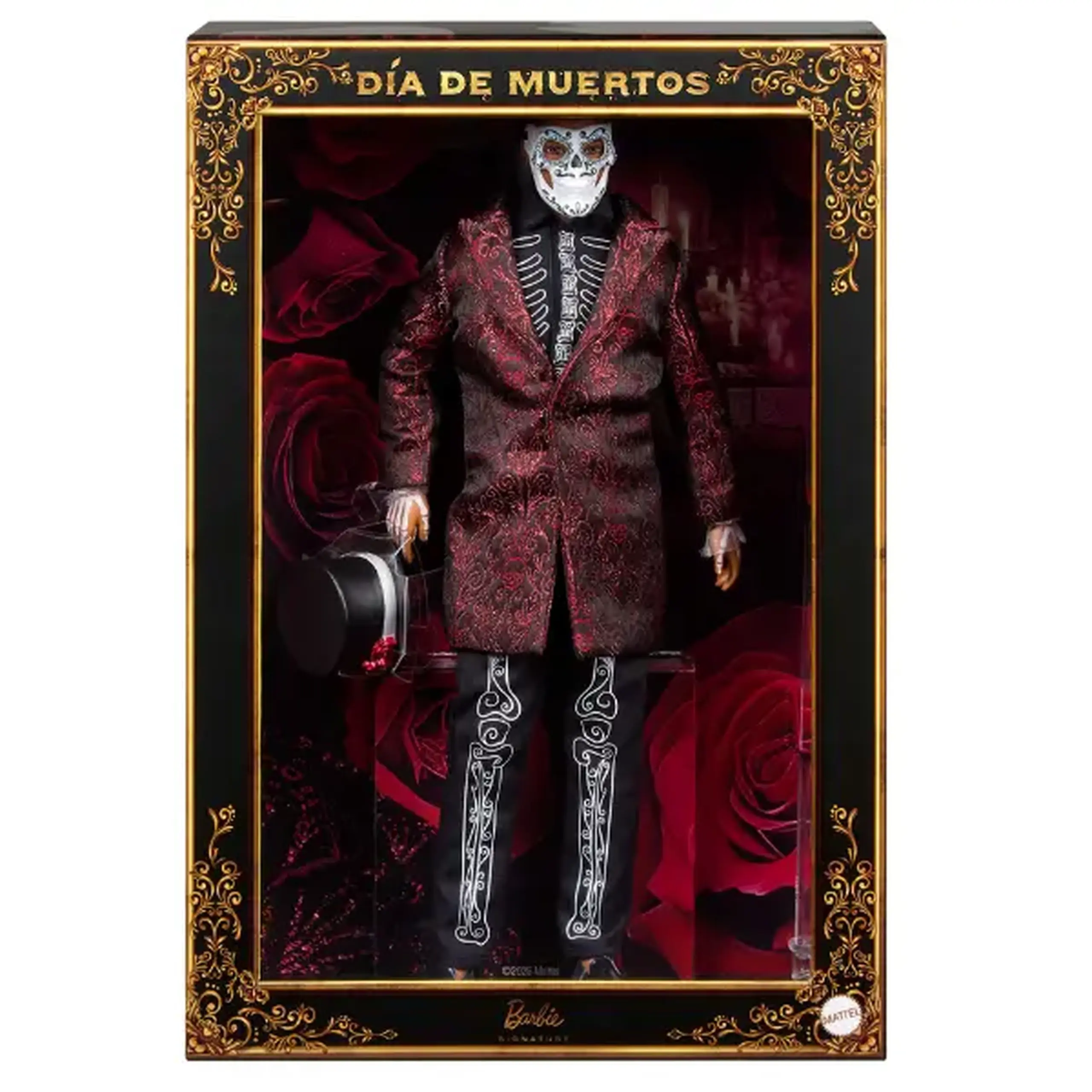 Păpușă de colecție Barbie Signature Día De Muertos „Ken” 2026 cu accesorii