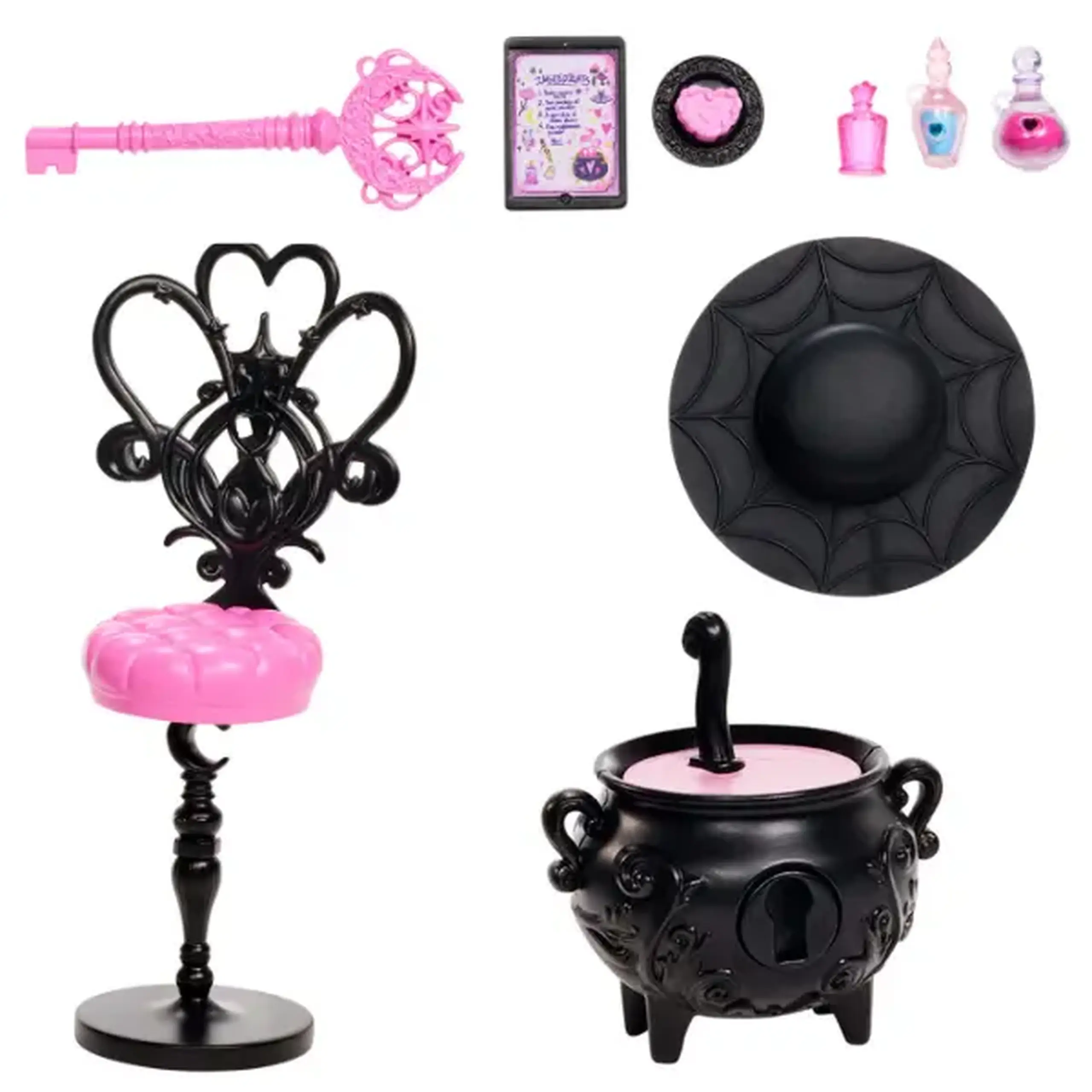 Set de joacă Monster High Potion Reveal „Draculaura” cu păpușă și 9 accesorii