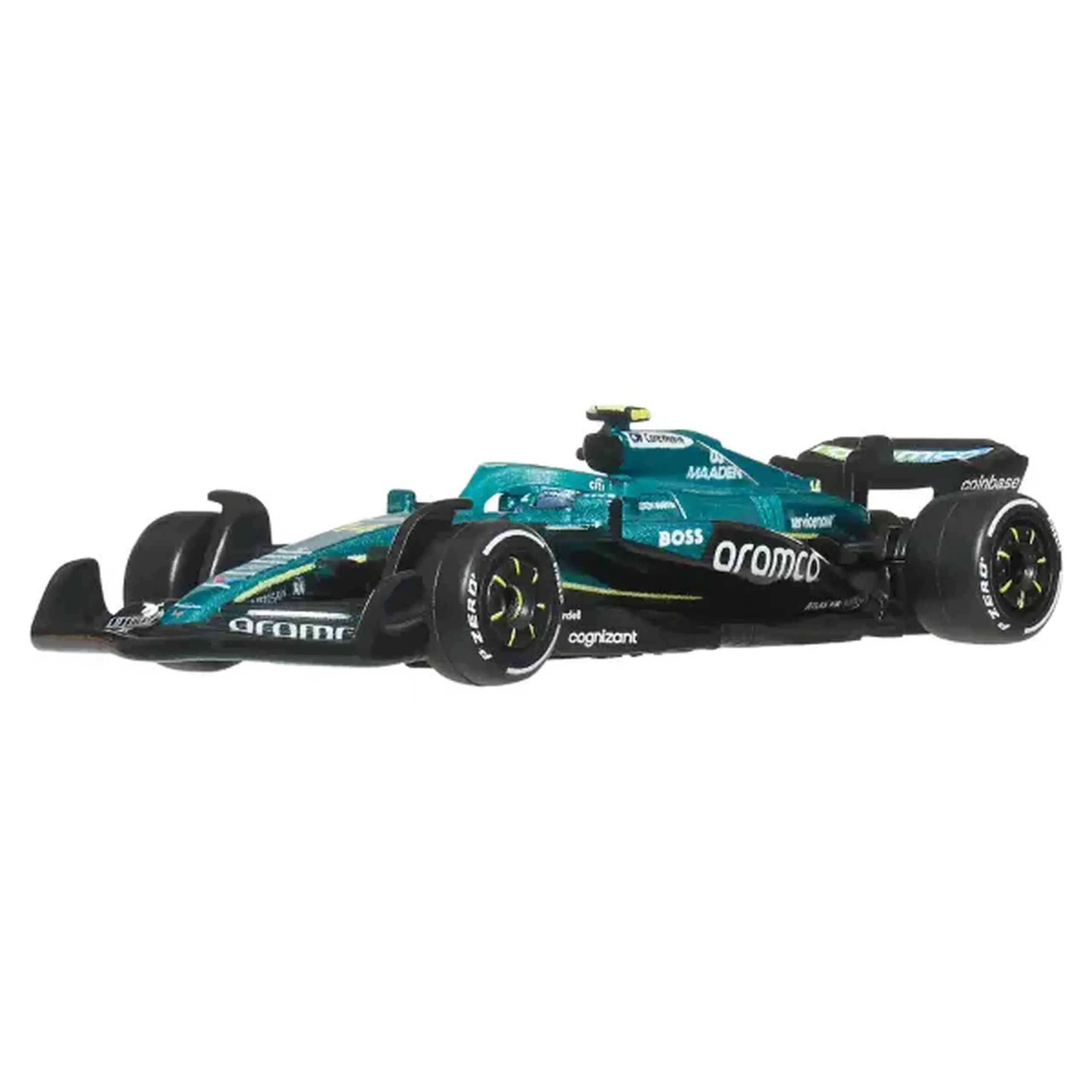 Mașinuță de colecție Formula 1 Aston Martin Aramco nr. 14 Fernando Alonso, 1:64