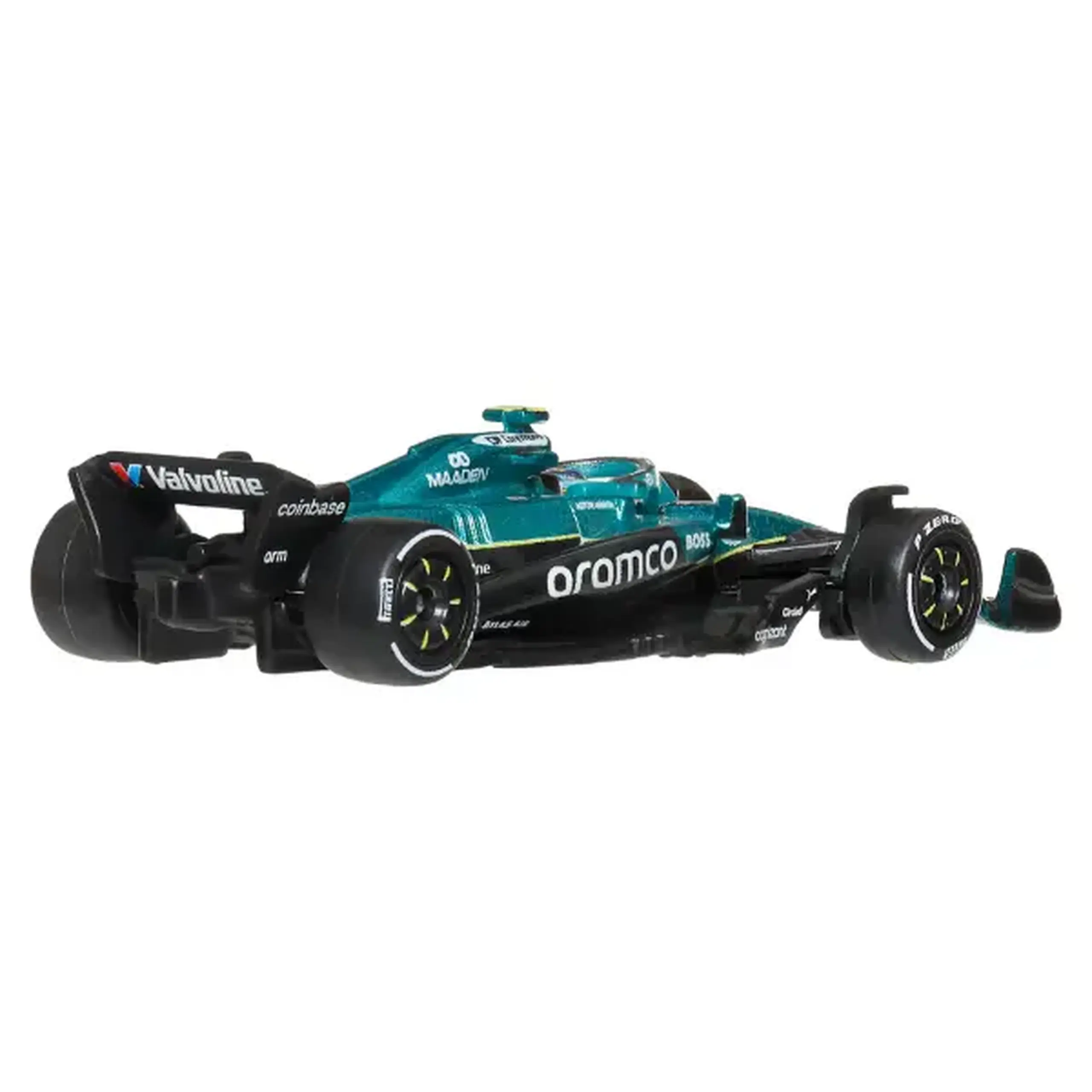 Mașinuță de colecție Formula 1 Aston Martin Aramco nr. 14 Fernando Alonso, 1:64