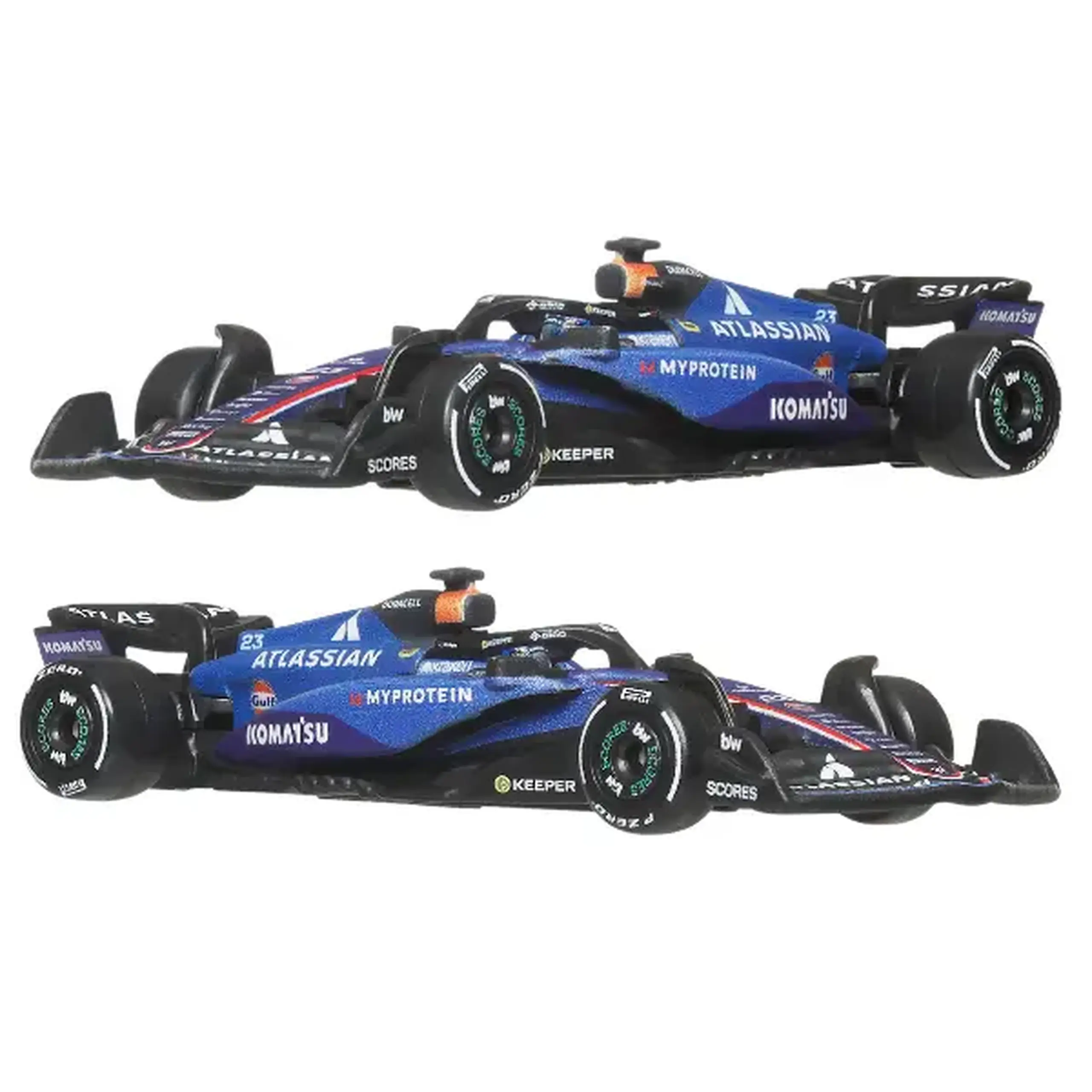 Mașinuță de colecție Formula 1 Atlassian Williams Racing nr. 23 Alex Albon, 1:64