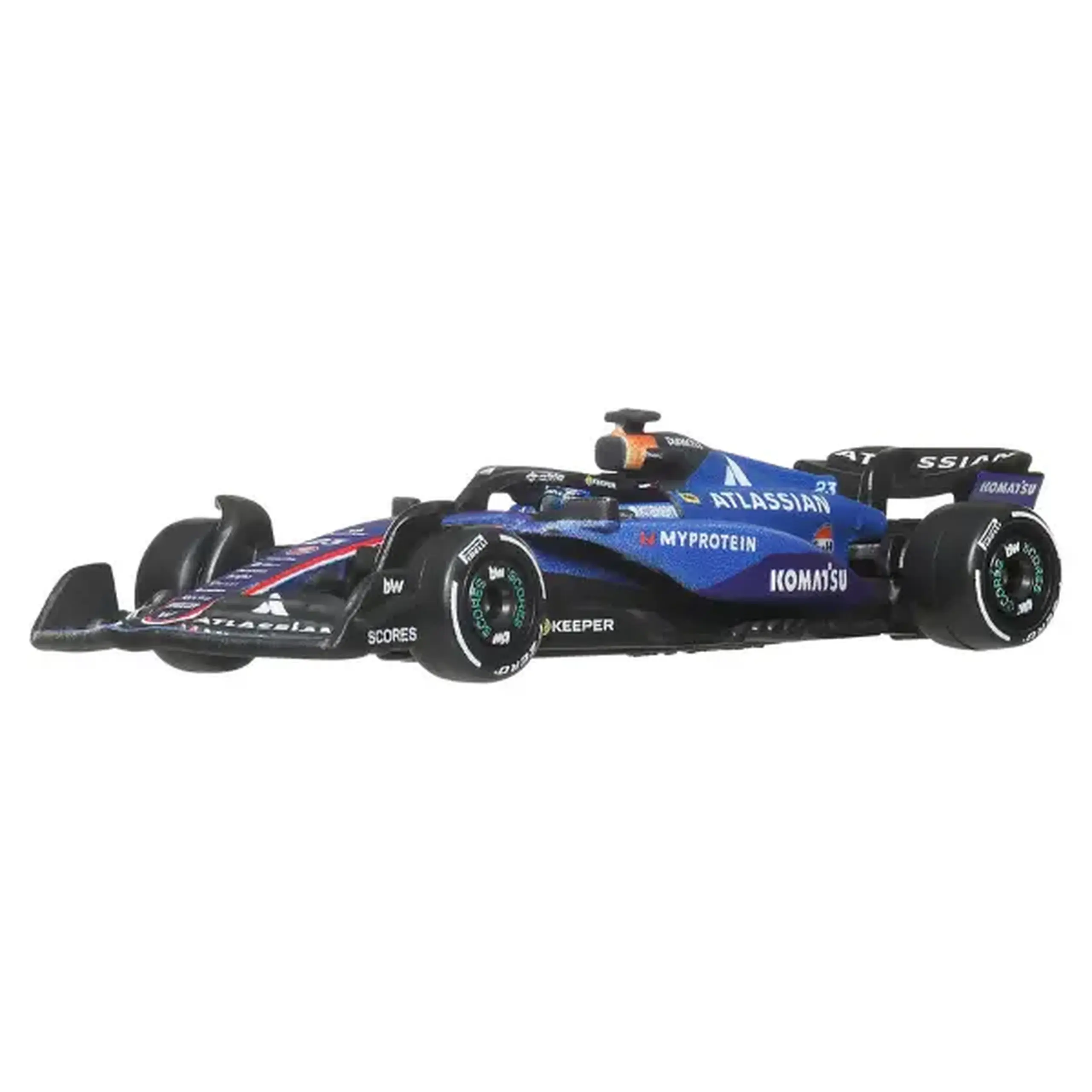 Mașinuță de colecție Formula 1 Atlassian Williams Racing nr. 23 Alex Albon, 1:64