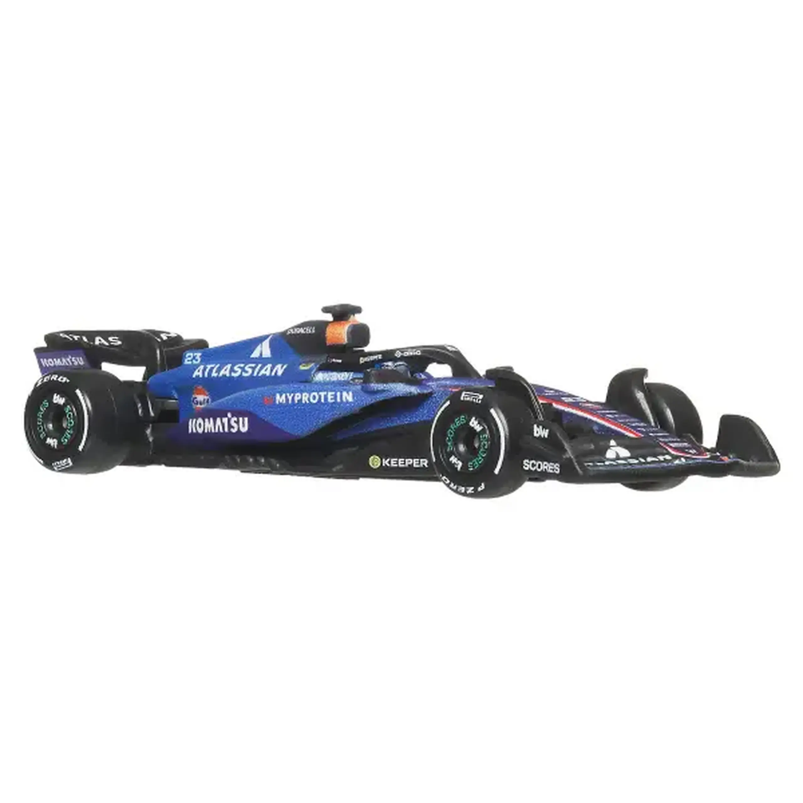 Mașinuță de colecție Formula 1 Atlassian Williams Racing nr. 23 Alex Albon, 1:64