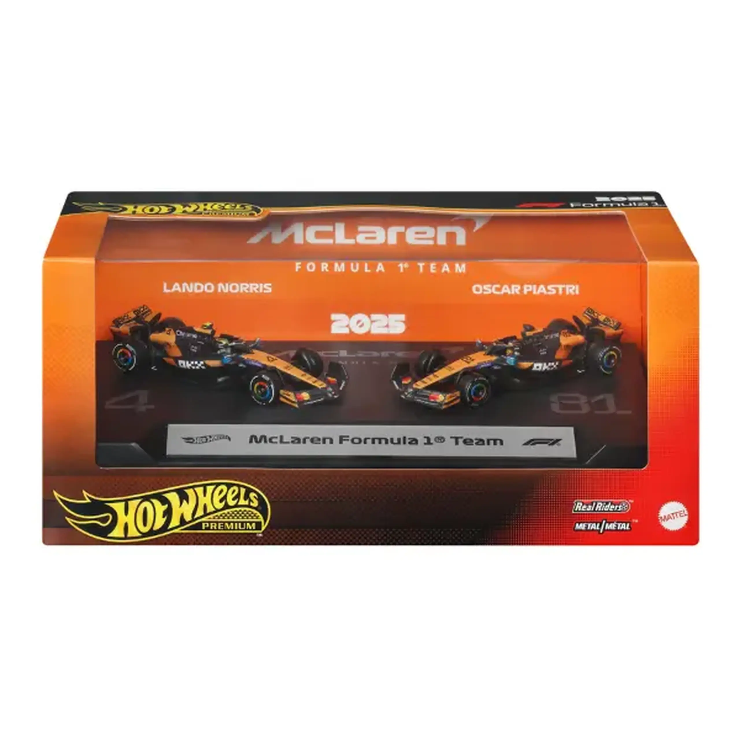 Set mașinuțe de colecție Formula 1 McLaren, 2 modele, 1:64