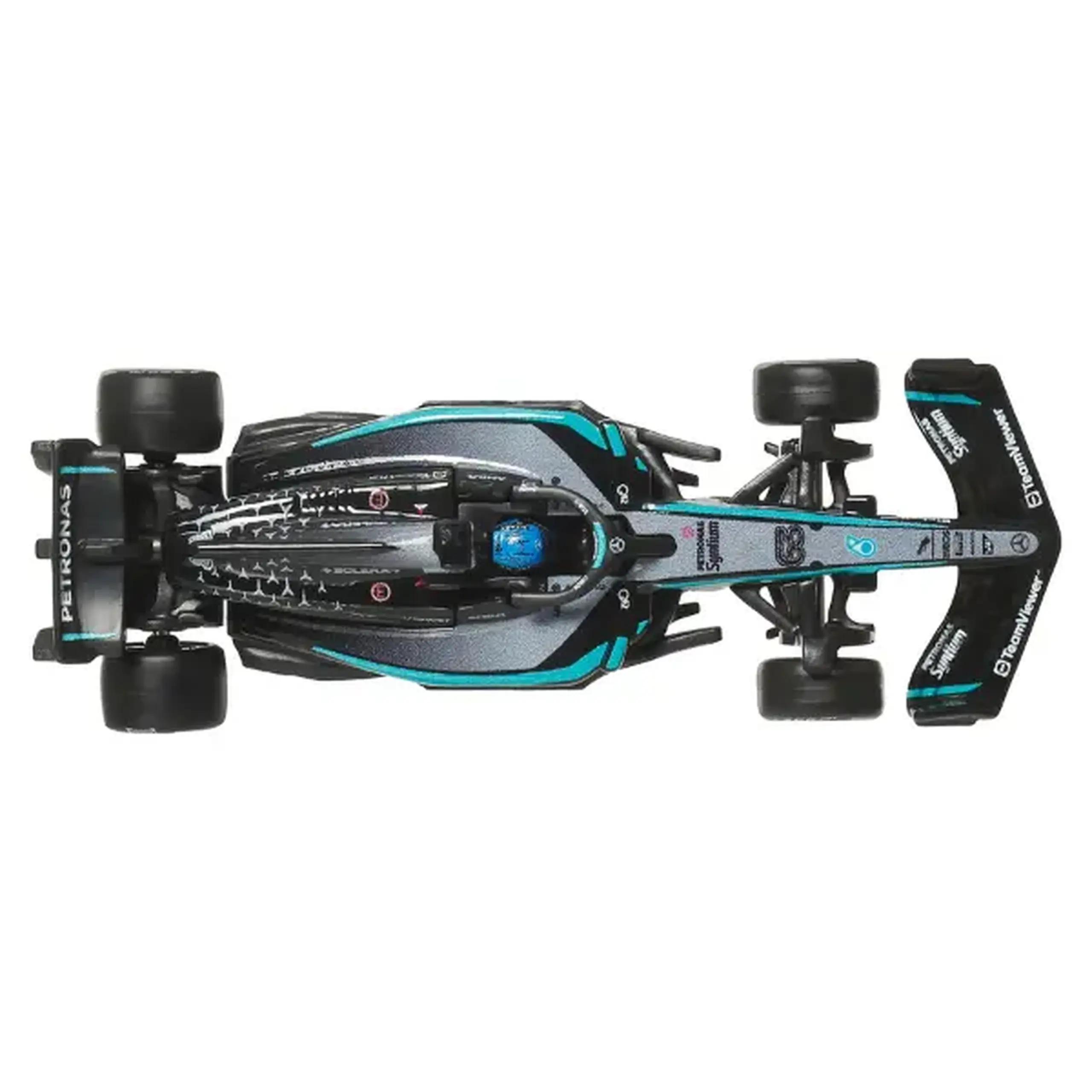 Set mașinuțe de colecție Formula 1 Mercedes-AMG PETRONAS, 2 modele, 1:64