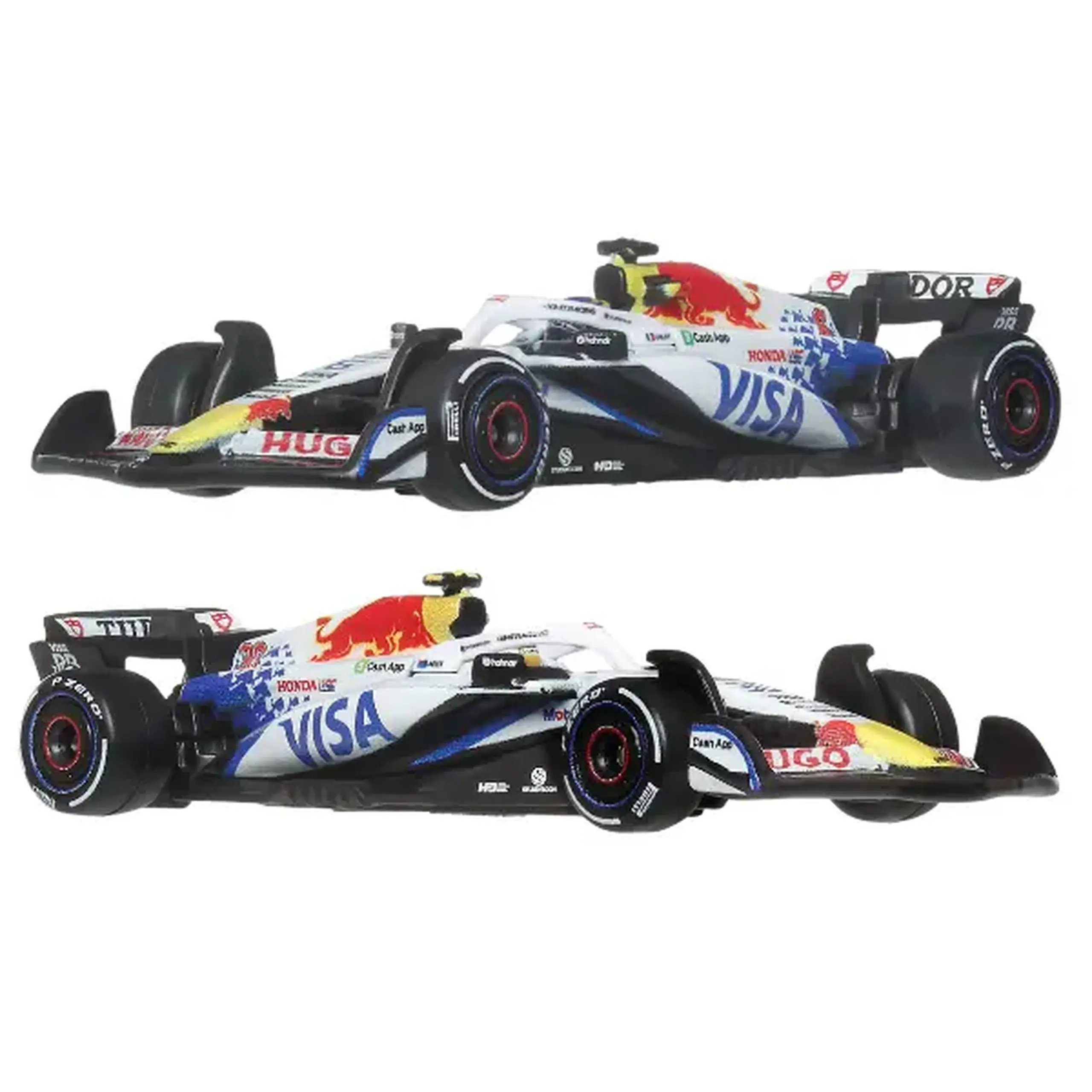 Set mașinuțe de colecție Formula 1 Visa Cash App Racing Bulls, 2 modele, 1:64