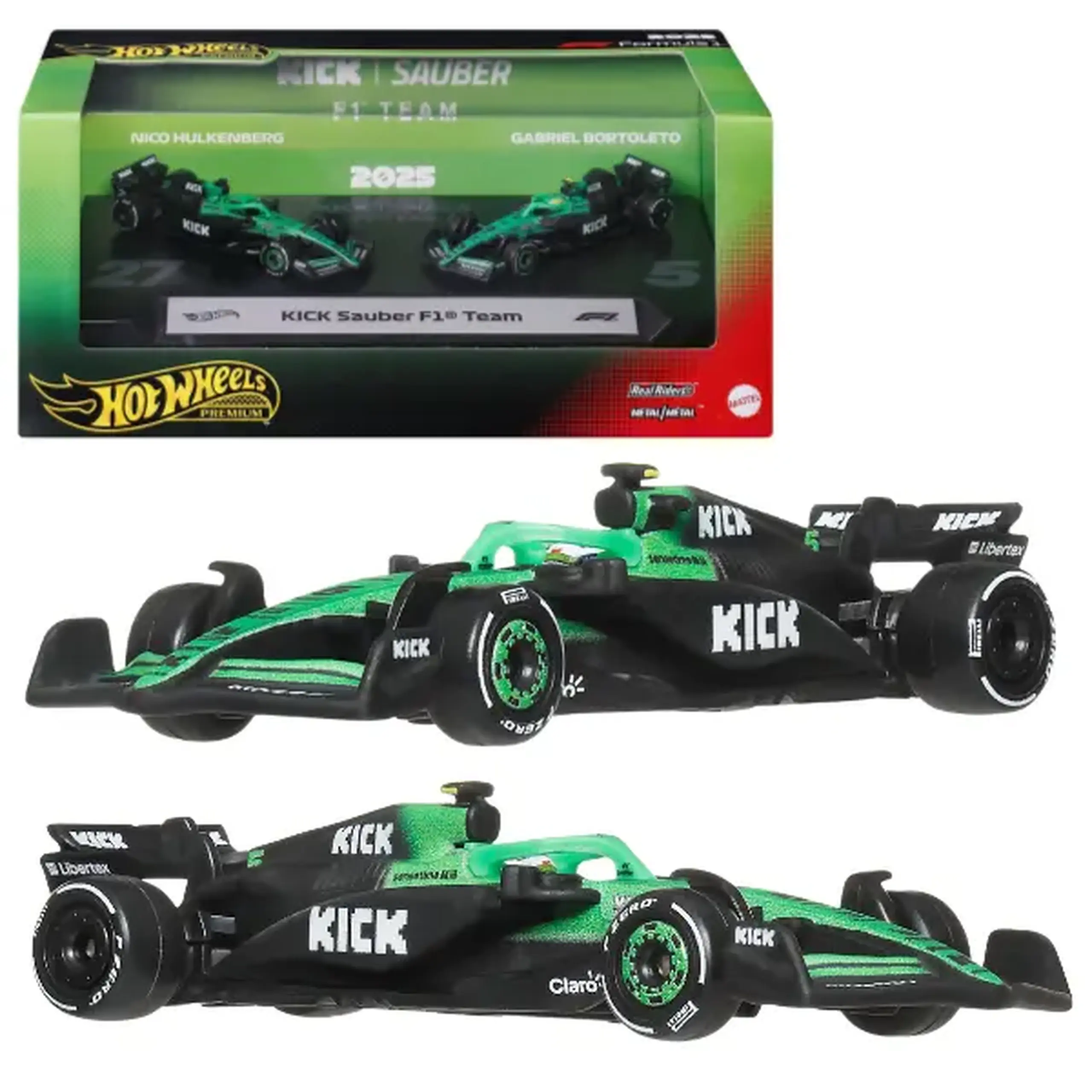 Set mașinuțe de colecție Formula 1 KICK Sauber, 2 modele, 1:64