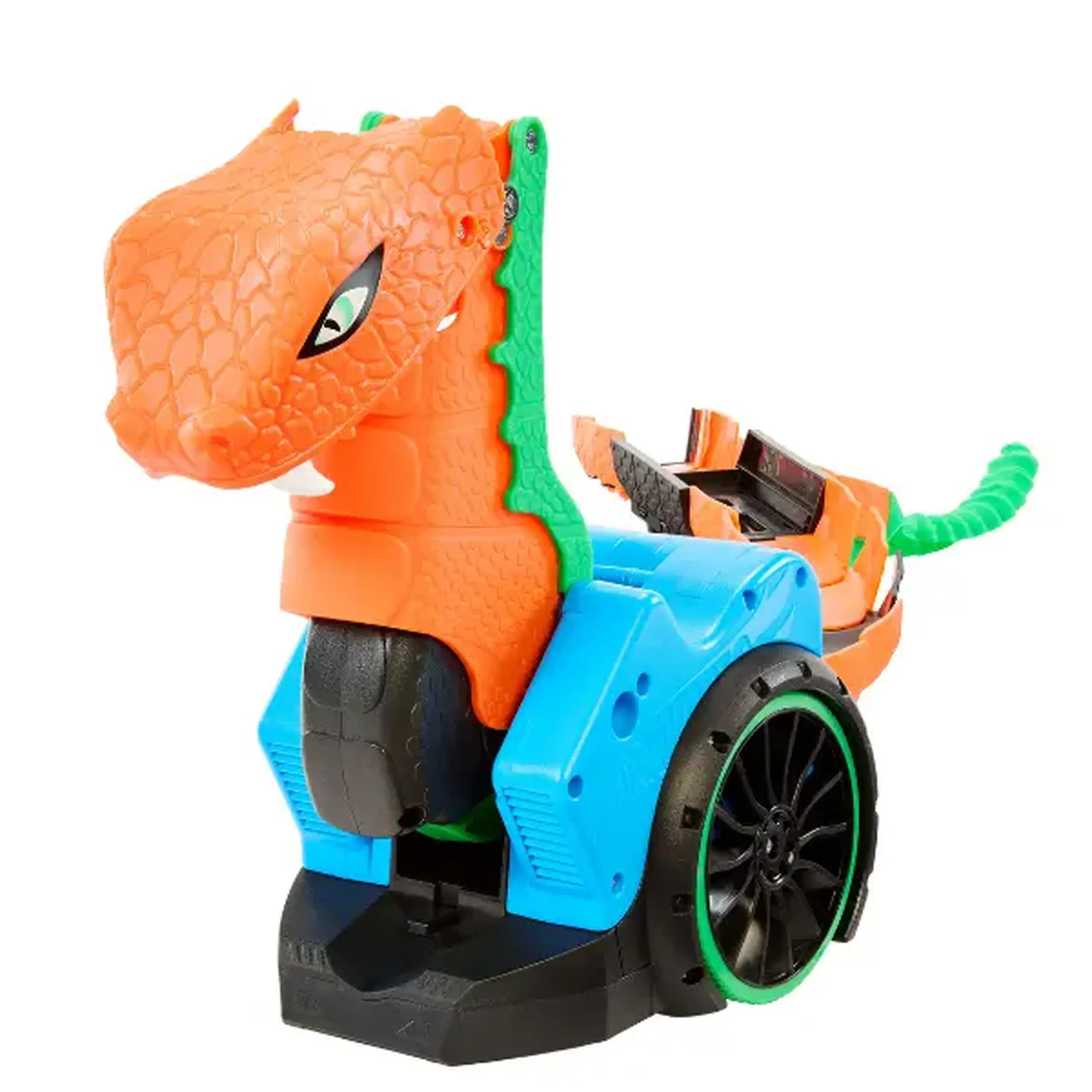 Șarpe cu telecomandă Hot Wheels Let’s Race „Slither ’N Strike” cu mașinuță, 82 cm