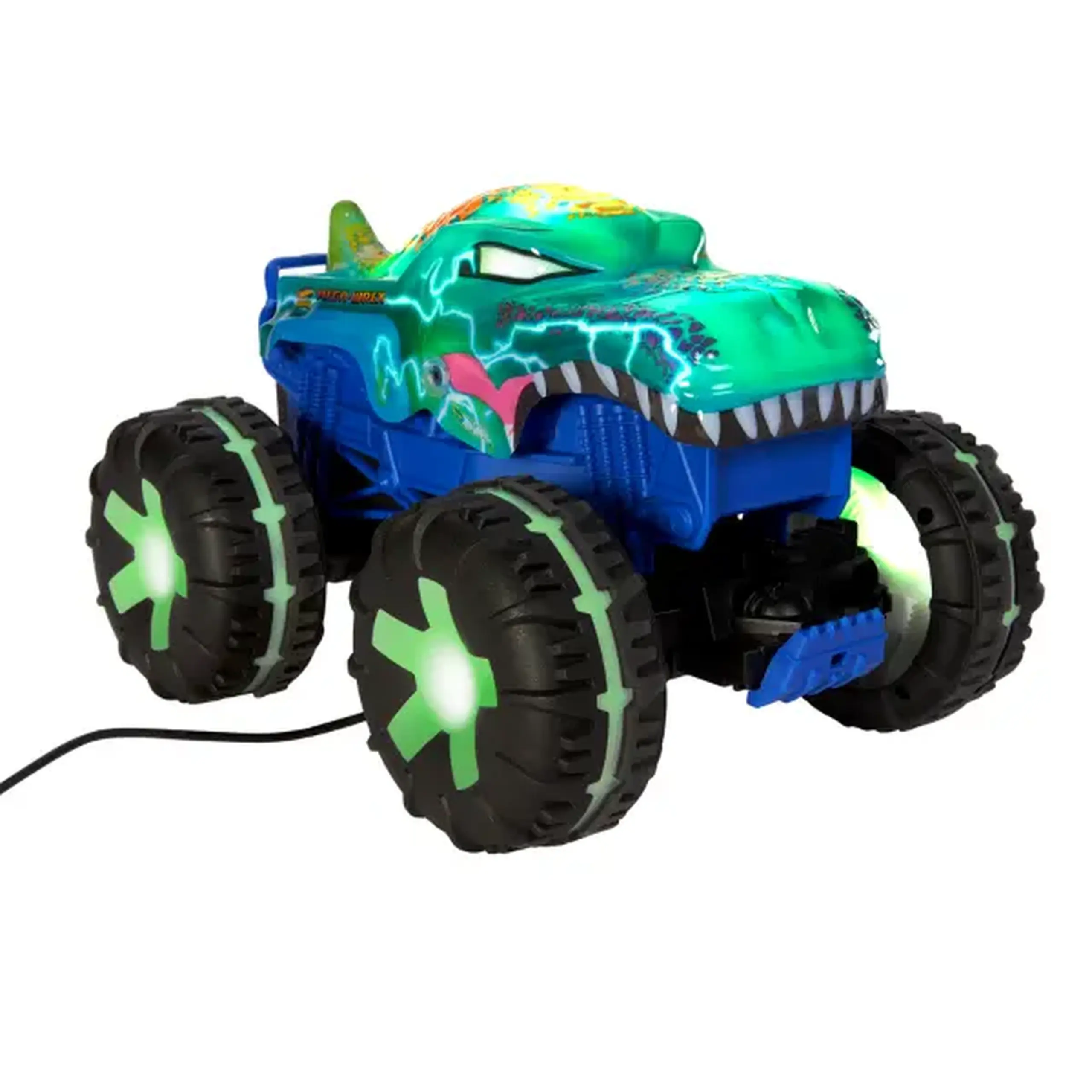 Monster truck cu telecomandă „Mega-Wrex Alive” cu lumini și sunete, 1:15