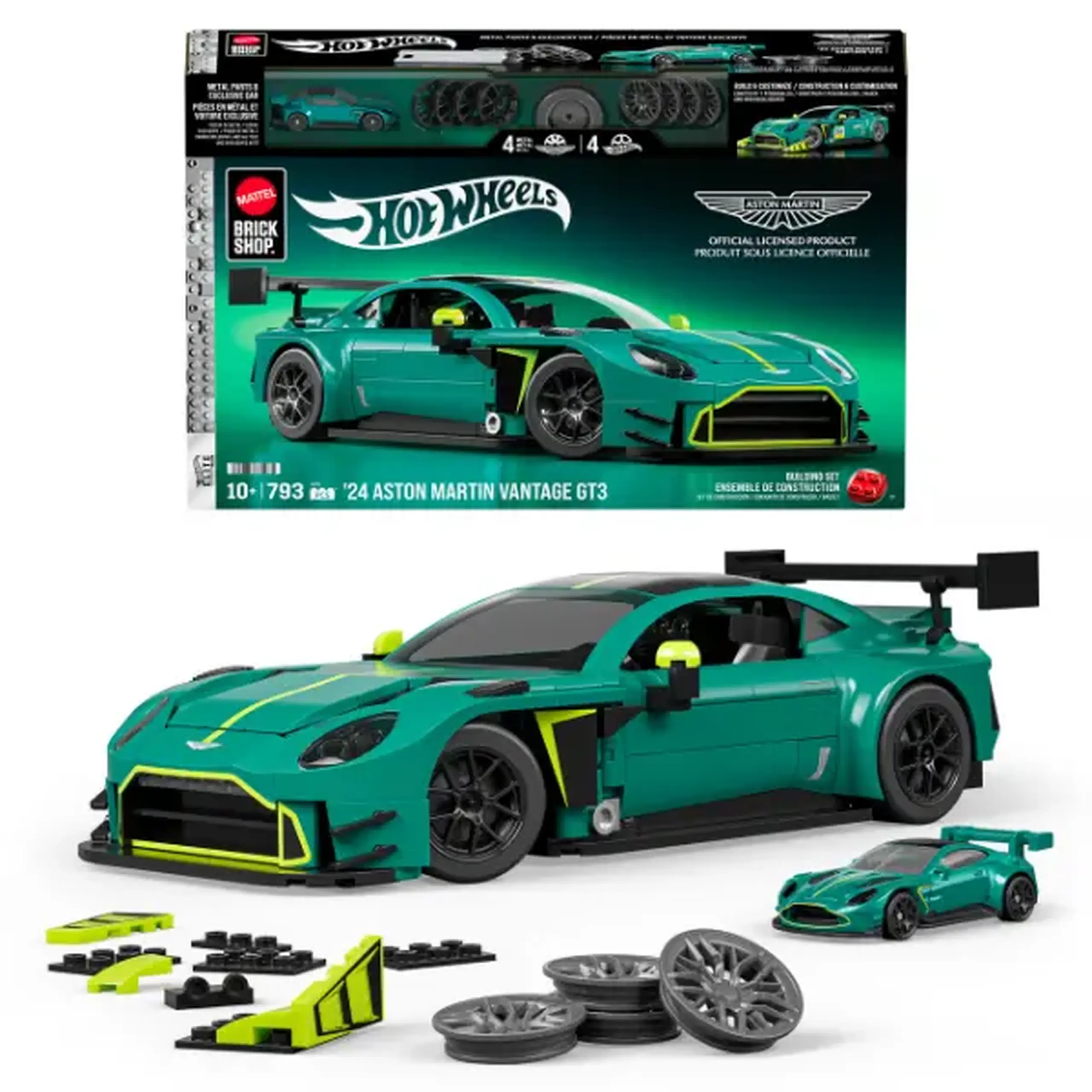 Constructor „Aston Martin Vantage GT3” Hot Wheels, 793 piese