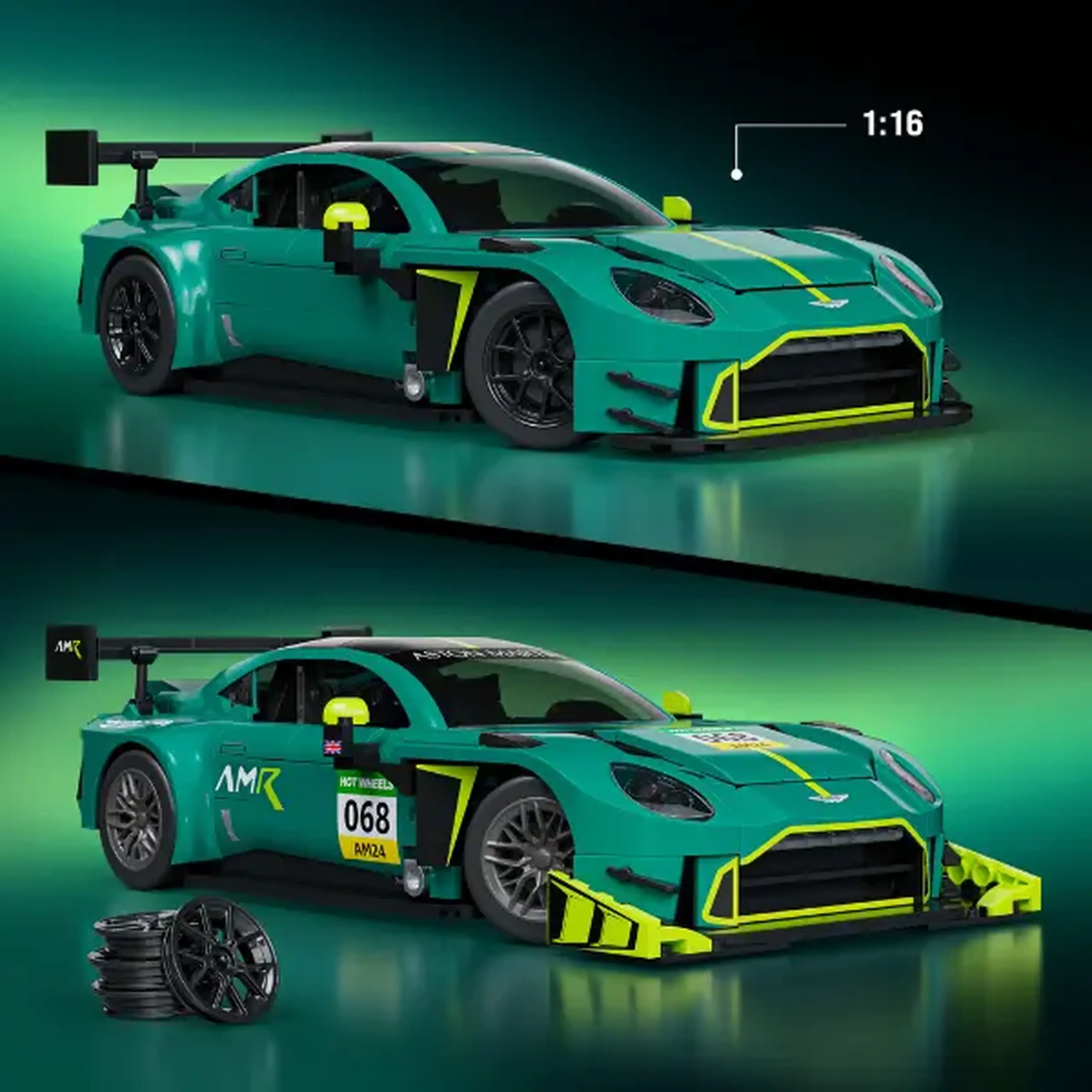 Constructor „Aston Martin Vantage GT3” Hot Wheels, 793 piese