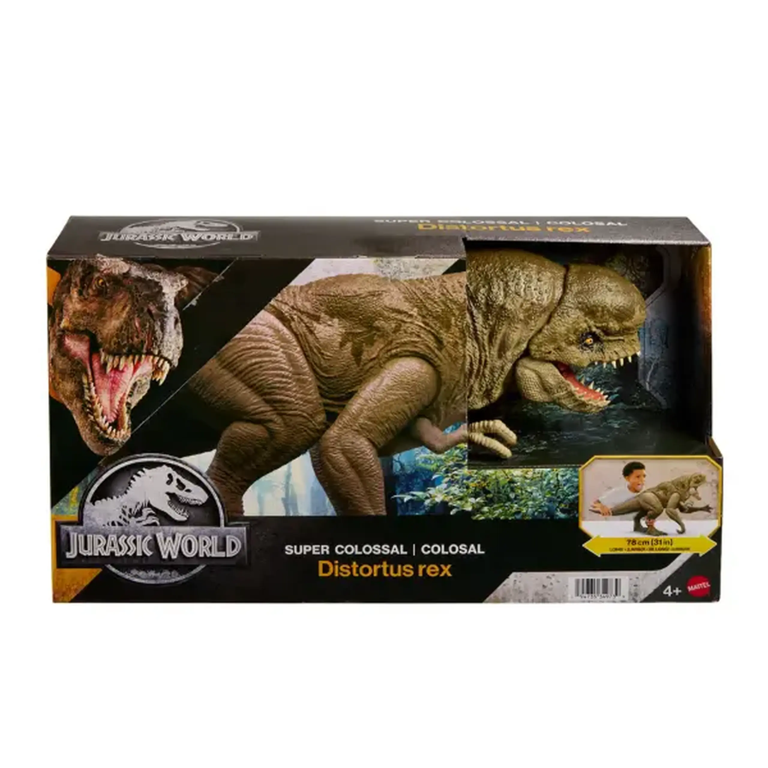 Figurină dinozaur „Distortus Rex” Jurassic World, 79 cm