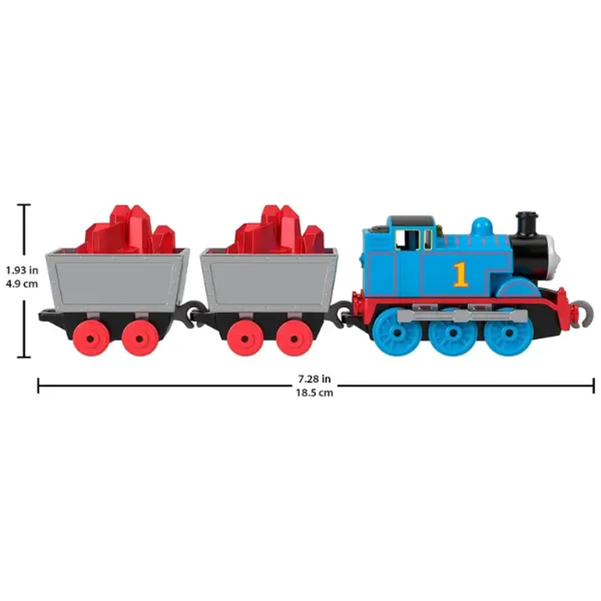 Tren metaliс „Thomas și prietenii săi” în ass.