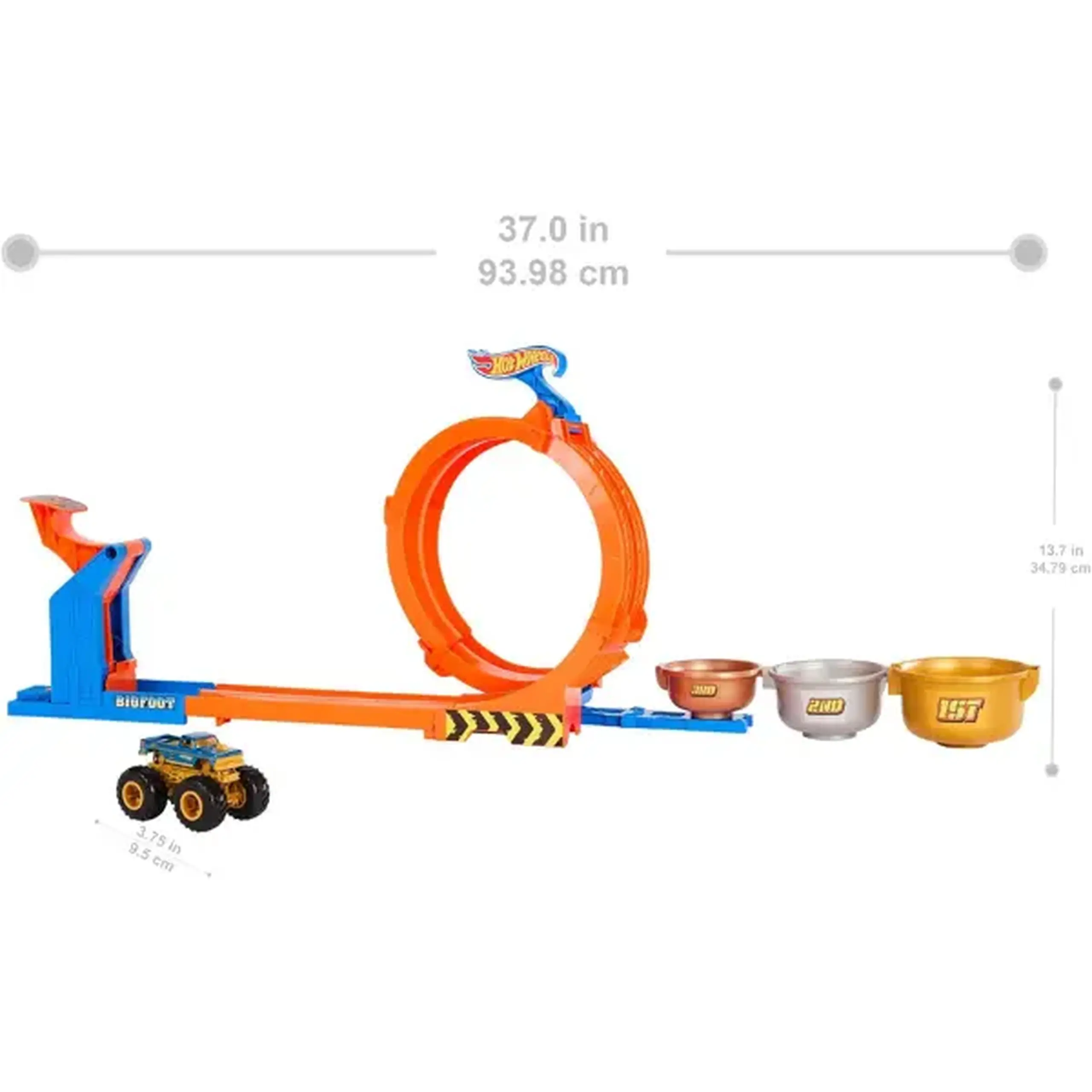 Hot Wheels Monster Trucks "Loop-And-Flip Trophy Challenge"