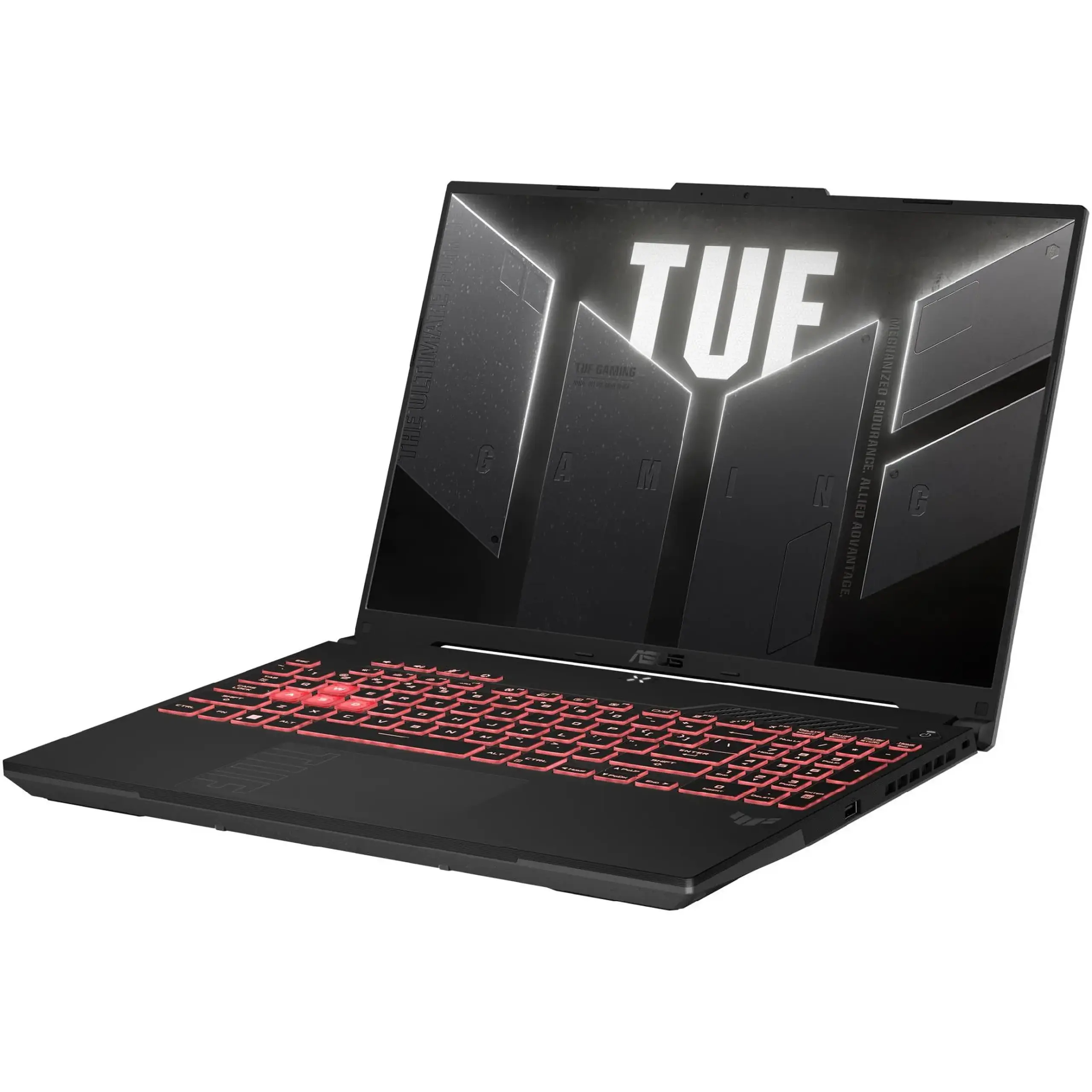 Laptop Gaming ASUS TUF A16 FA607NUQ cu procesor AMD Ryzen™ 7 170 pana la 4.75GHz, 16'', Full HD+, WUXGA, 144Hz, IPS, 16GB DDR5 RAM, 512GB SSD, NVIDIA® GeForce RTX™ 4050 6GB GDDR6, No OS, Mecha Gray