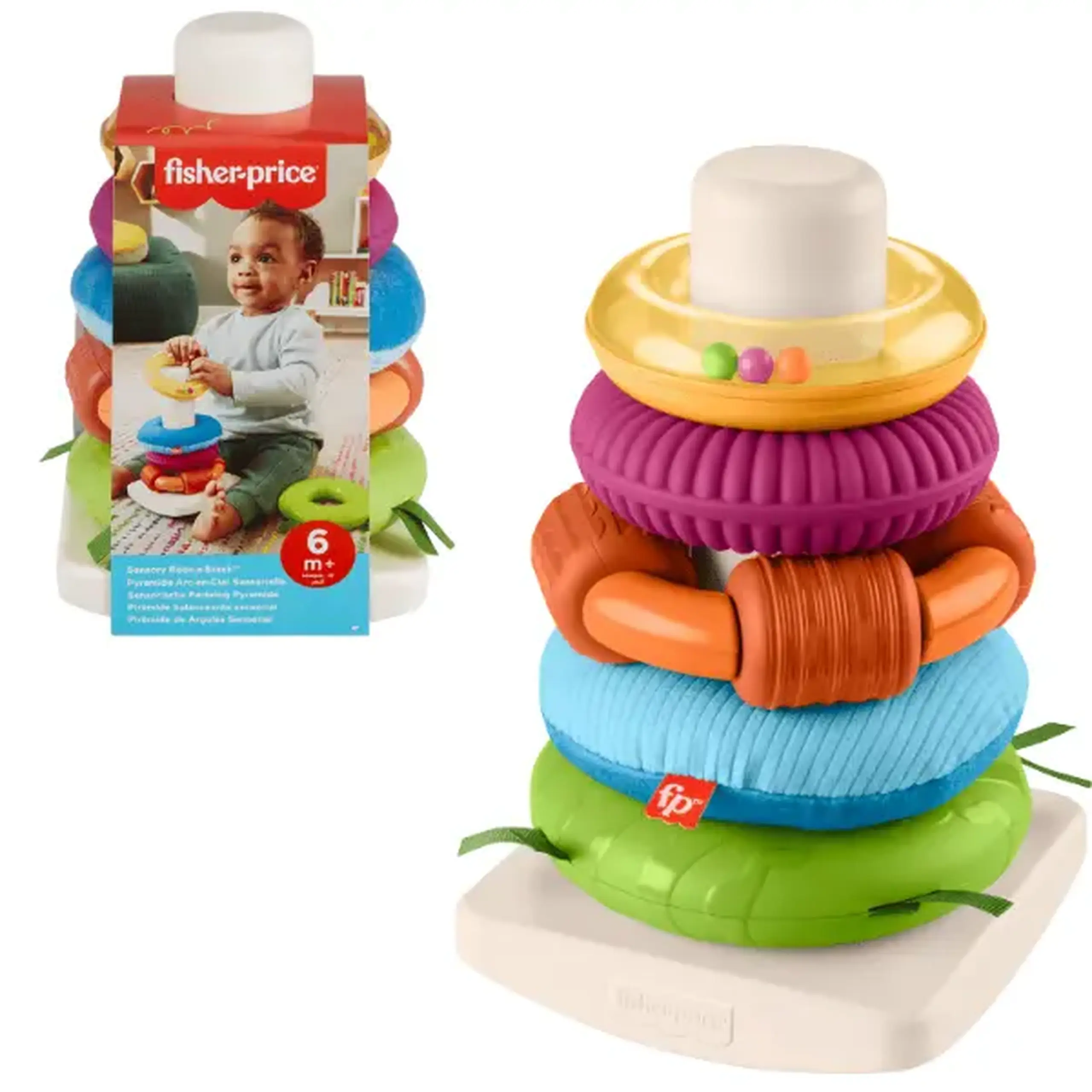 Fisher-Price Piramida pentru dezvoltare senzoriala