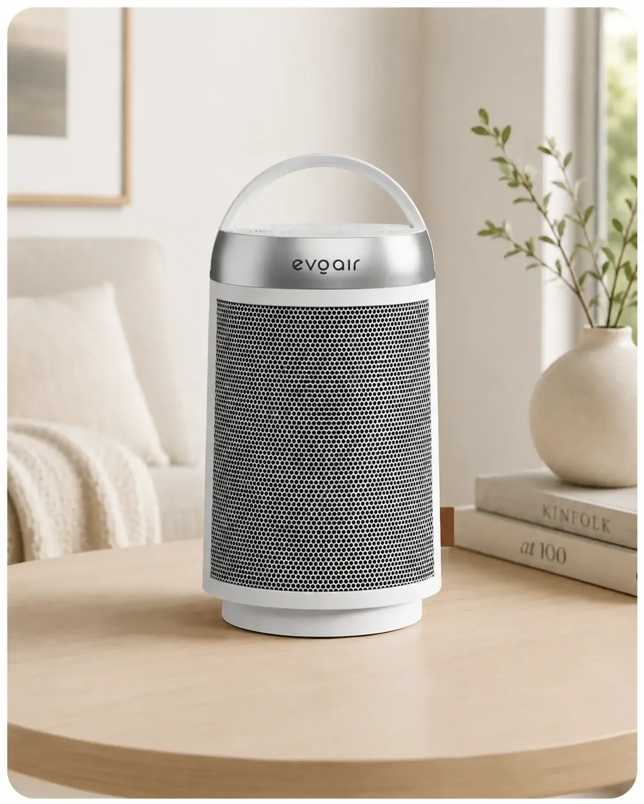 Aeroterma ceramica Evoair Warmix 1500, Wi-Fi, Control Aplicatie SmartLife, Alb