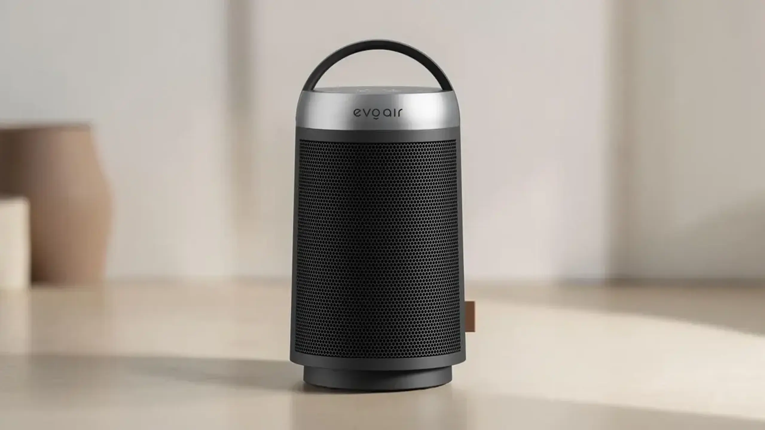 Aeroterma ceramica Evoair Warmix 1500, Wi-Fi, Control Aplicatie SmartLife, Negru