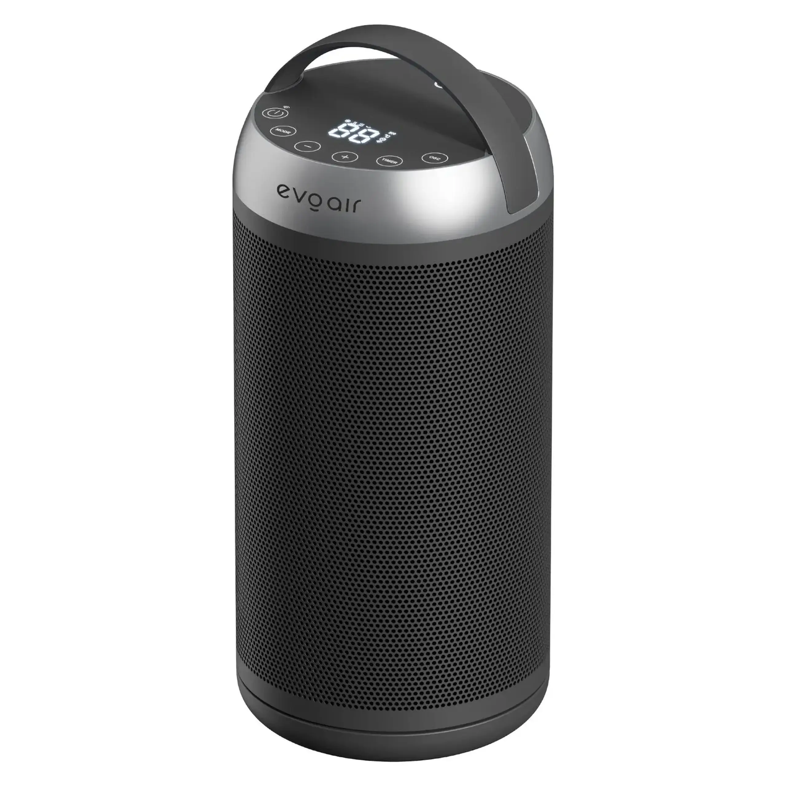 Aeroterma ceramica Evoair Warmix 2000 Smart Black, Wi-Fi, Control Aplicatie SmartLife, Negru