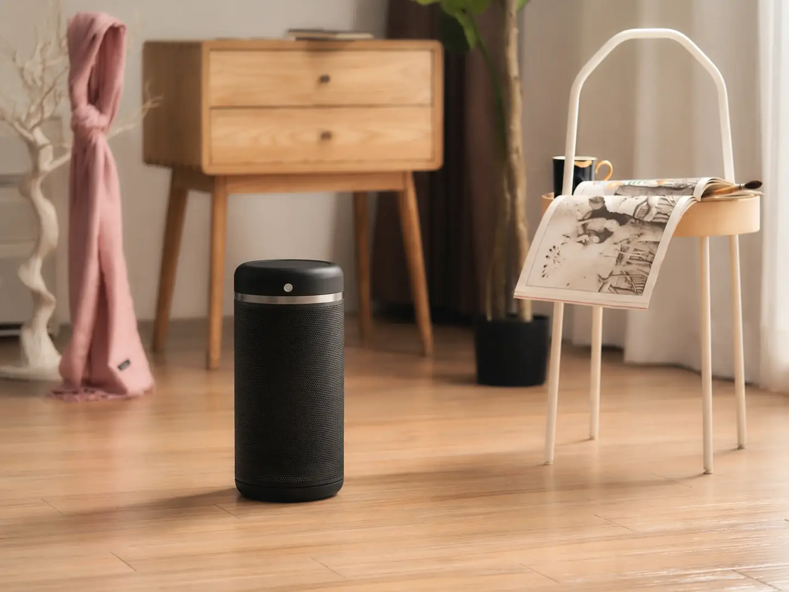 Aeroterma ceramica Evoair Warmix 2200 Smart Black, Wi-Fi, Control Aplicatie SmartLife, Negru
