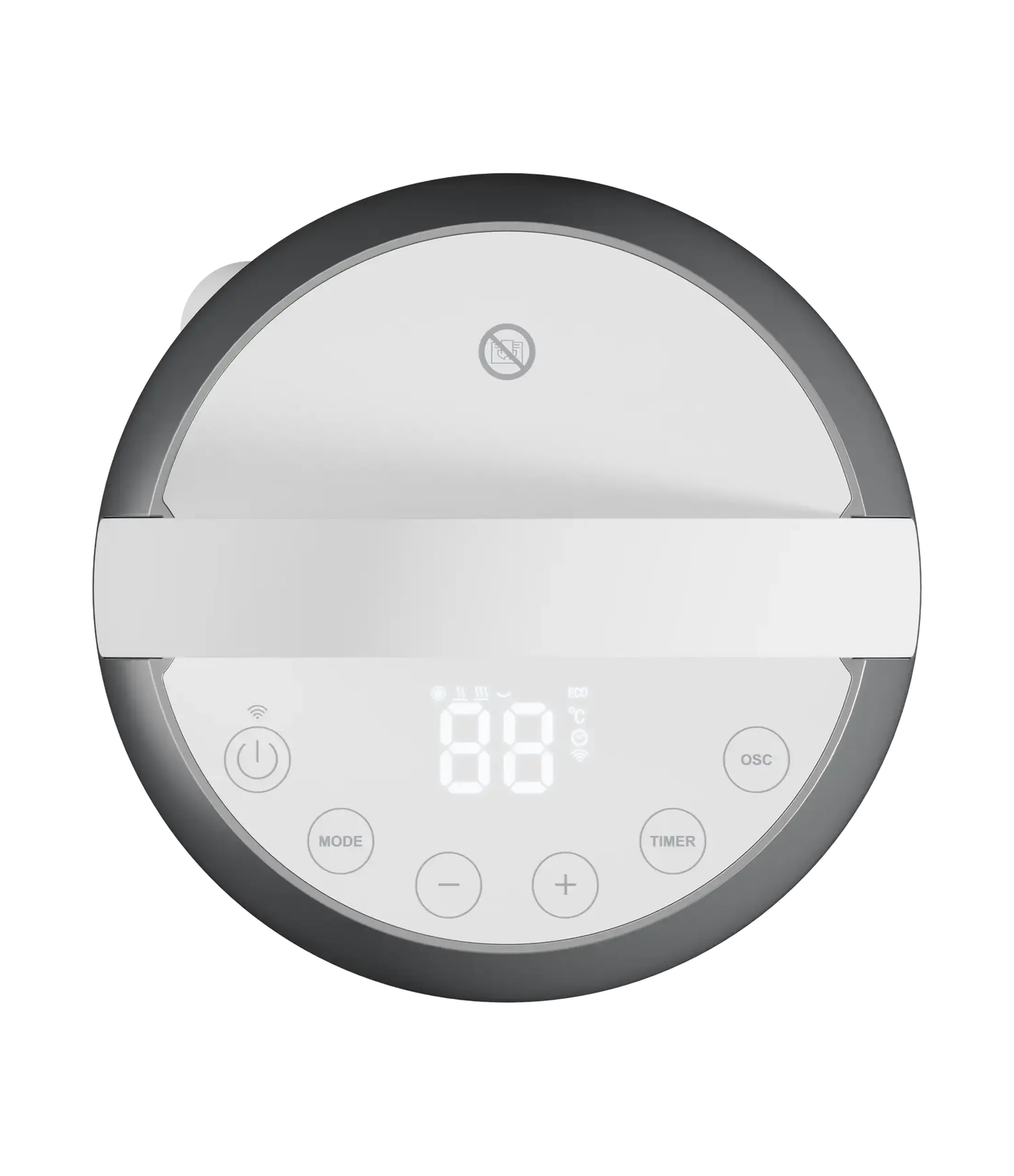 Aeroterma ceramica Evoair Warmix 2000 Smart White, Wi-Fi, Control Aplicatie SmartLife,Alb