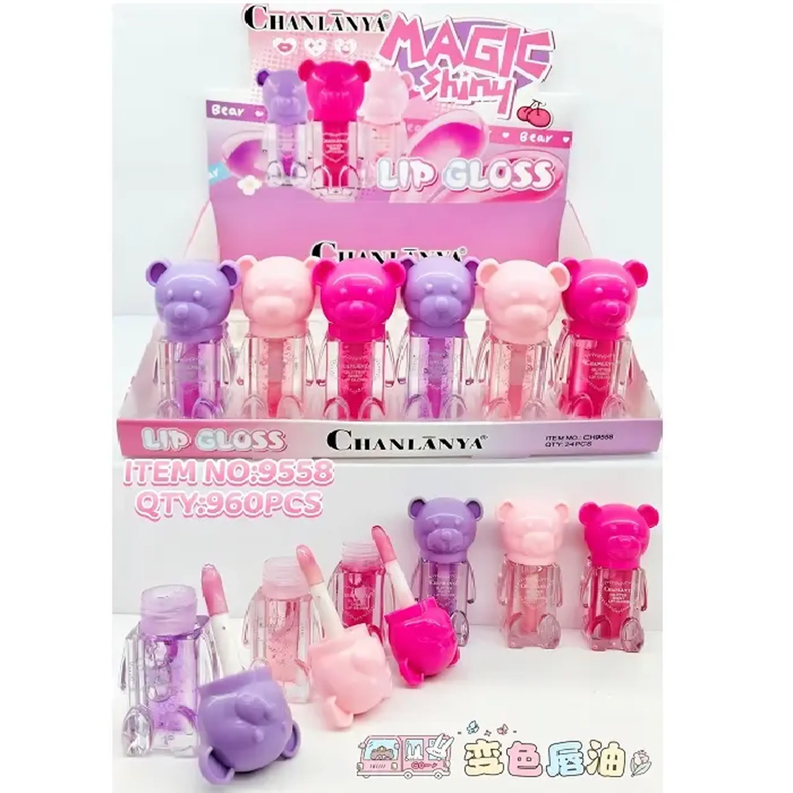 Set cosmetica ruj (24buc)