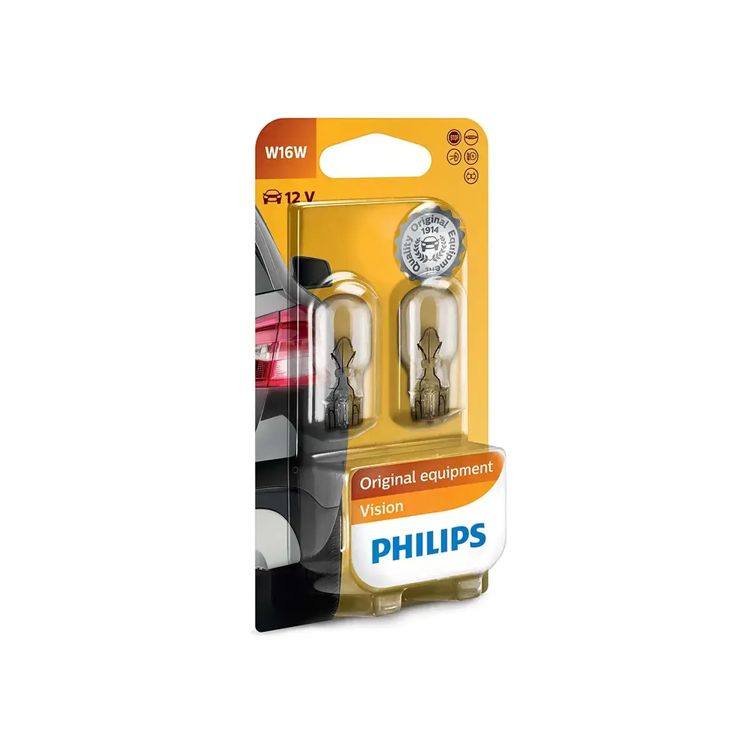 Bec auto W16W 12067B2 16 W W2.1х9.5d 310 lm 3200 K 12 V Philips
