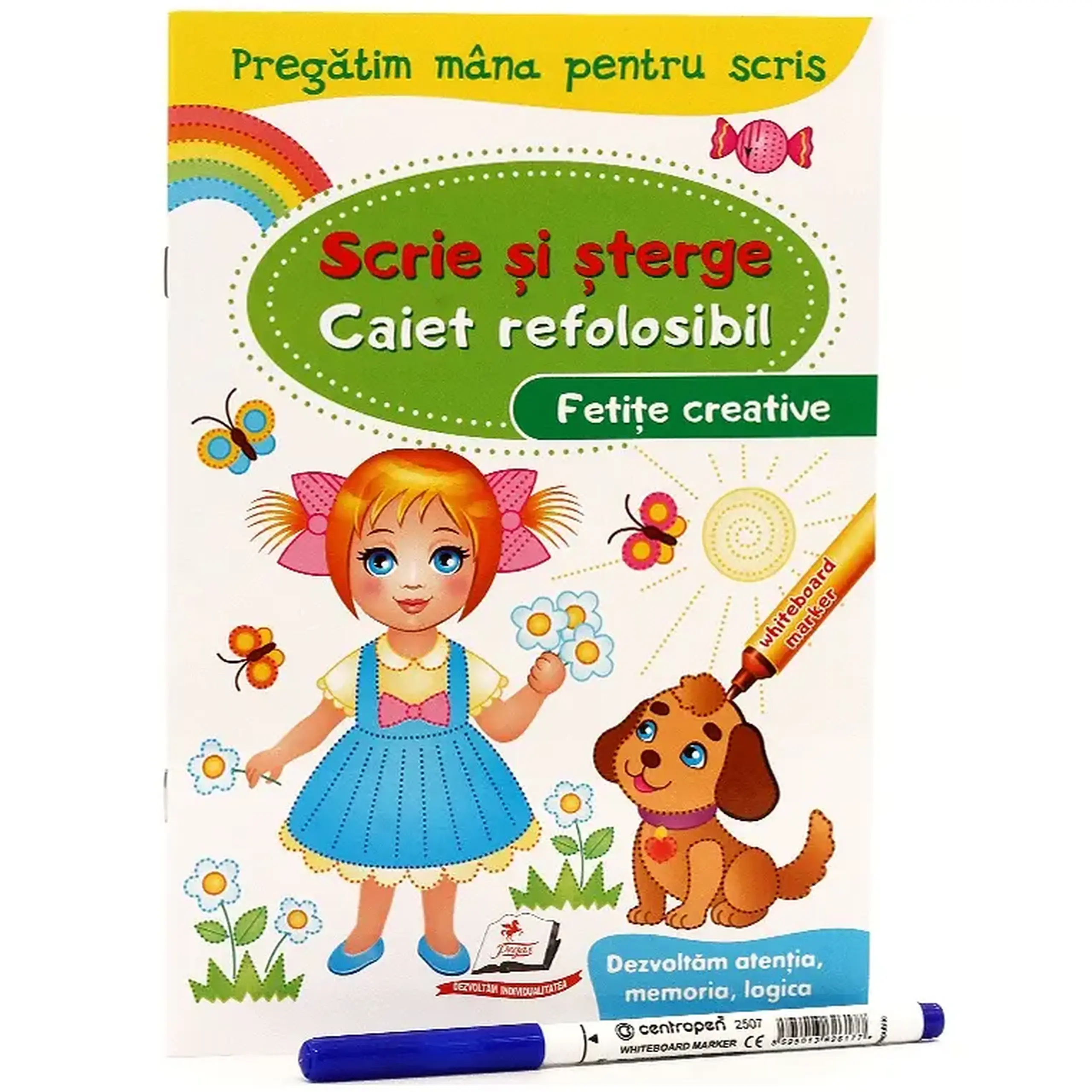 Scrie și sterge - Fetițe creative