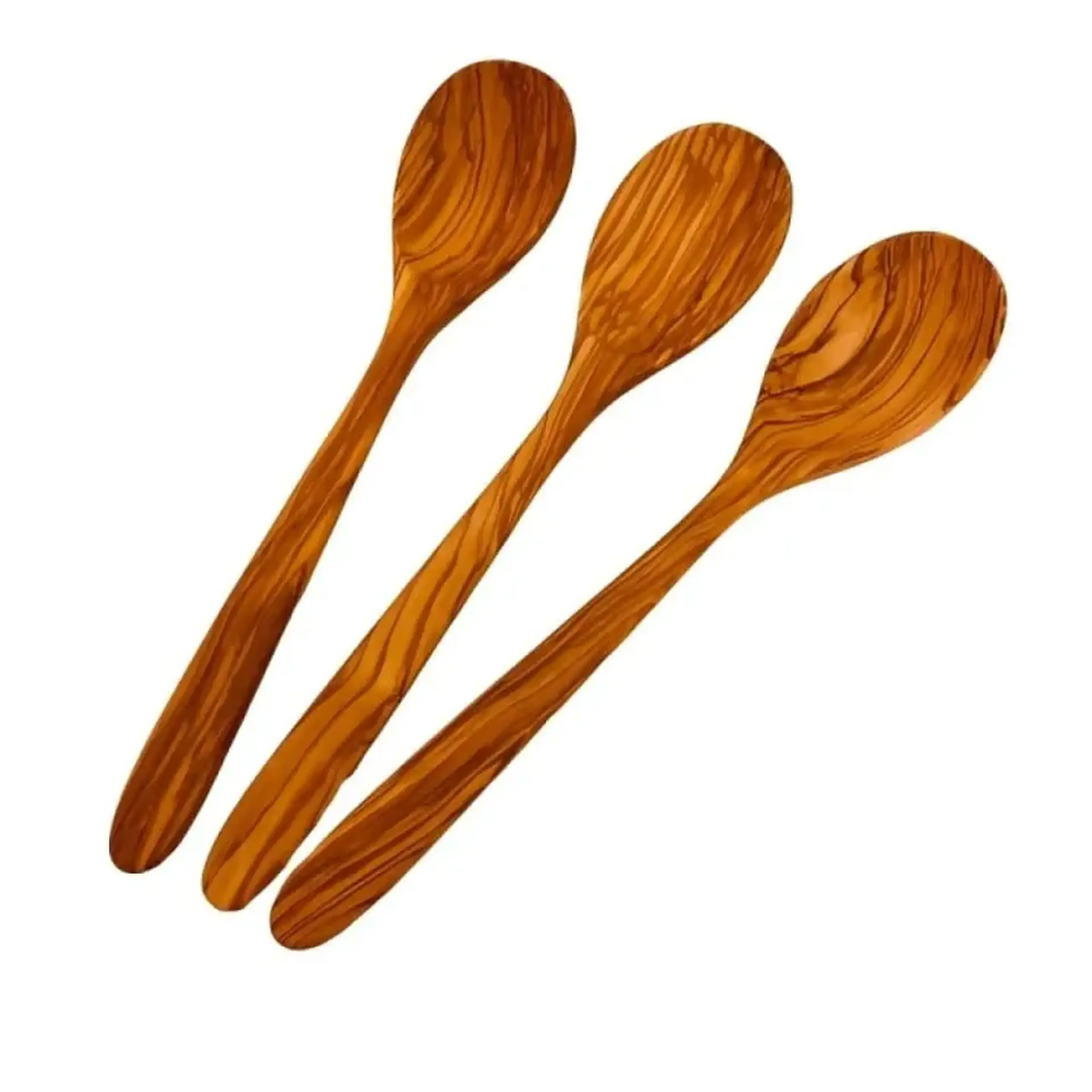 Lingură mare din lemn de măslin pentru gătit, 35 cm