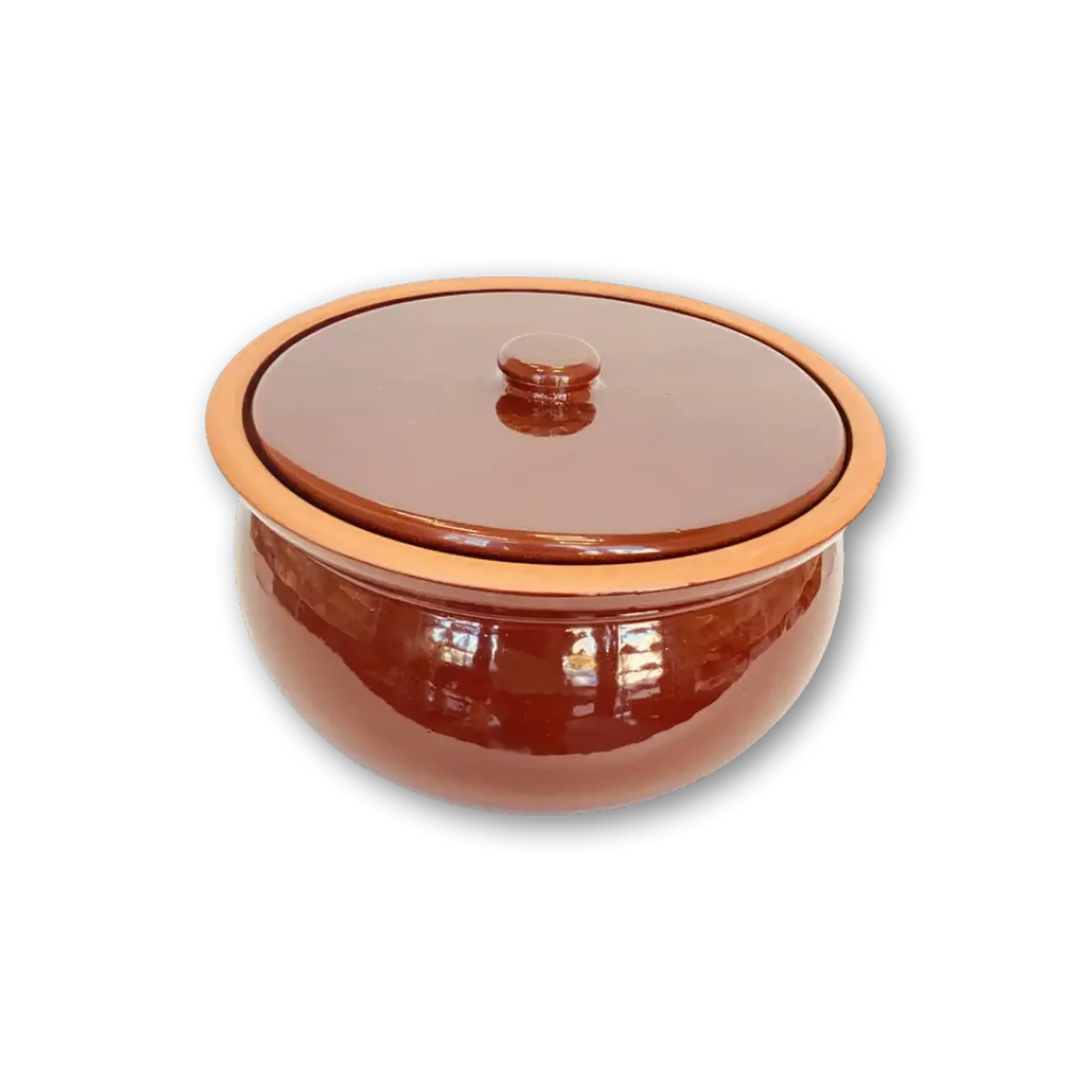 Oală din ceramică glazurată pentru cuptor, 1.8L