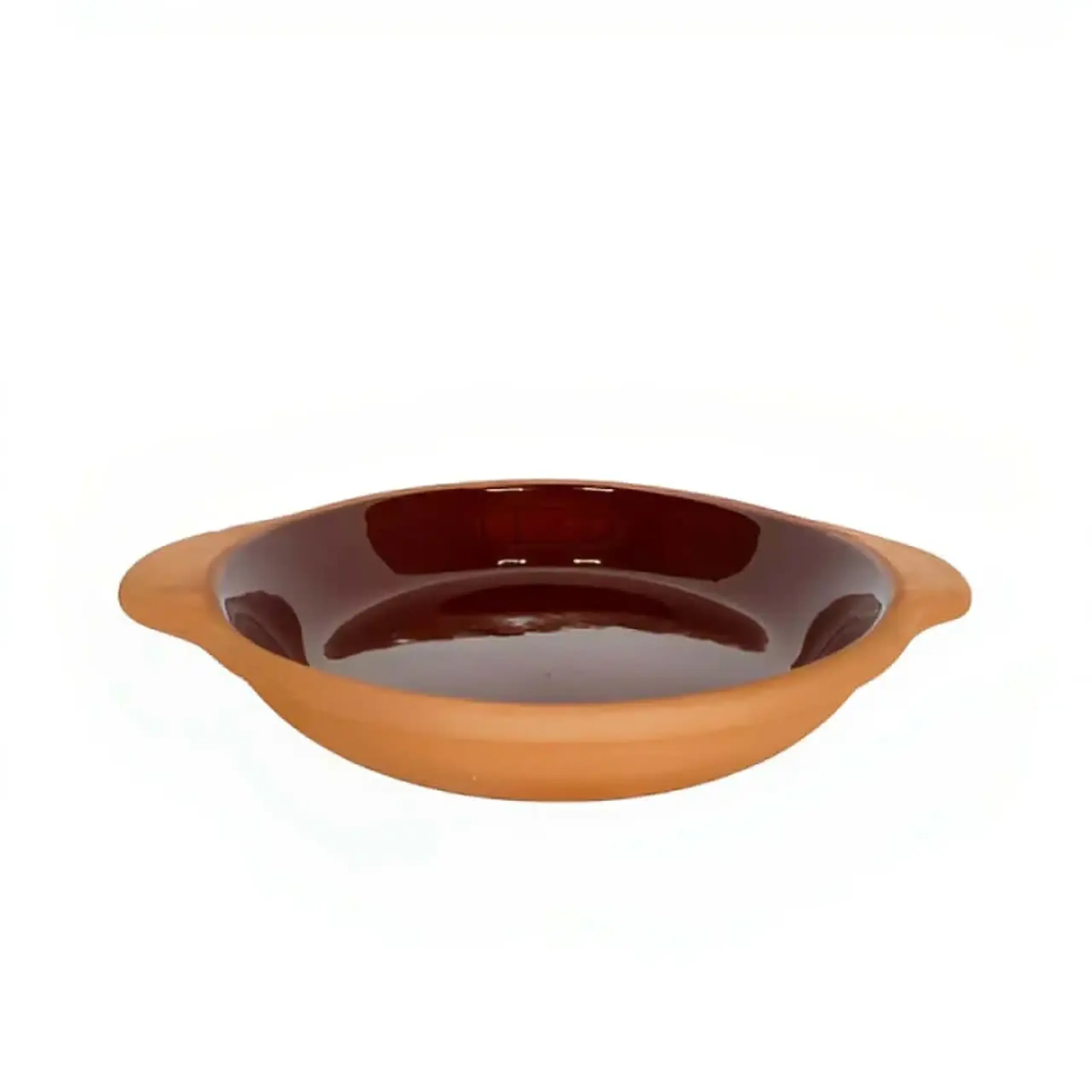 Tavă rotundă din lut pentru copt în cuptor, 20x3 cm