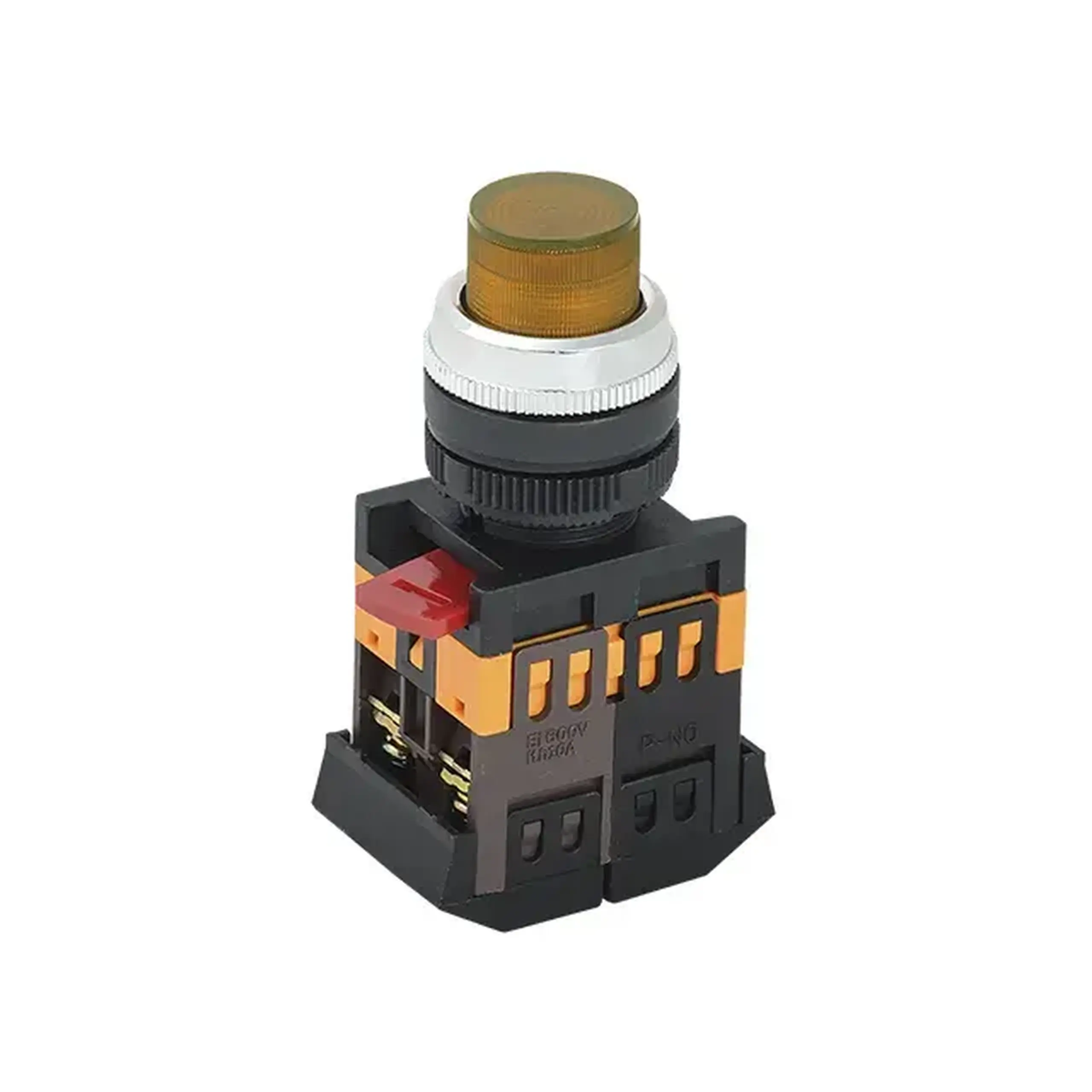 Buton IEK ABLFP-22 240 V galben