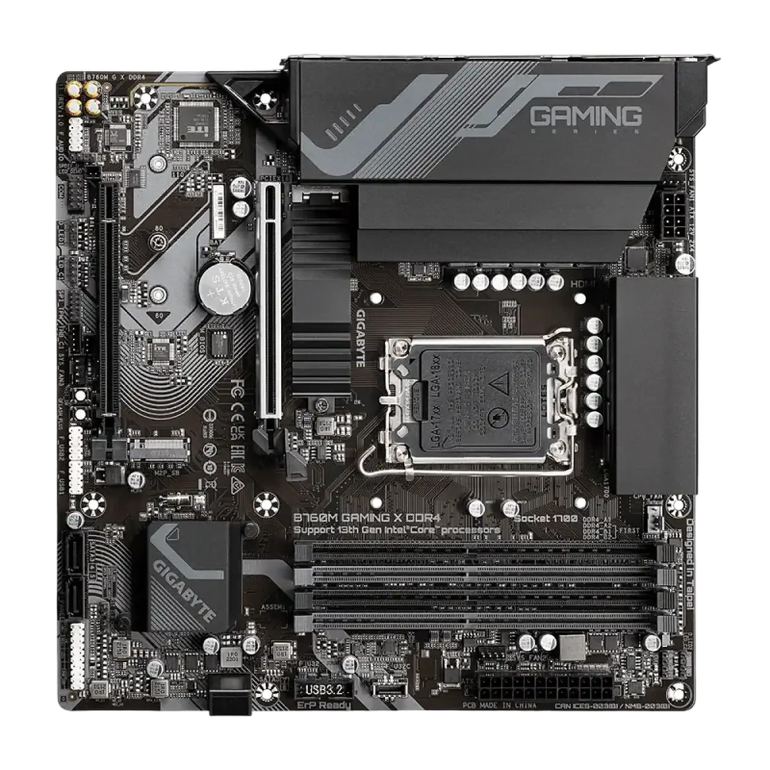 Placă de bază Gigabyte B760M GAMING X DDR4, LGA1700, Intel B760, Micro-ATX
