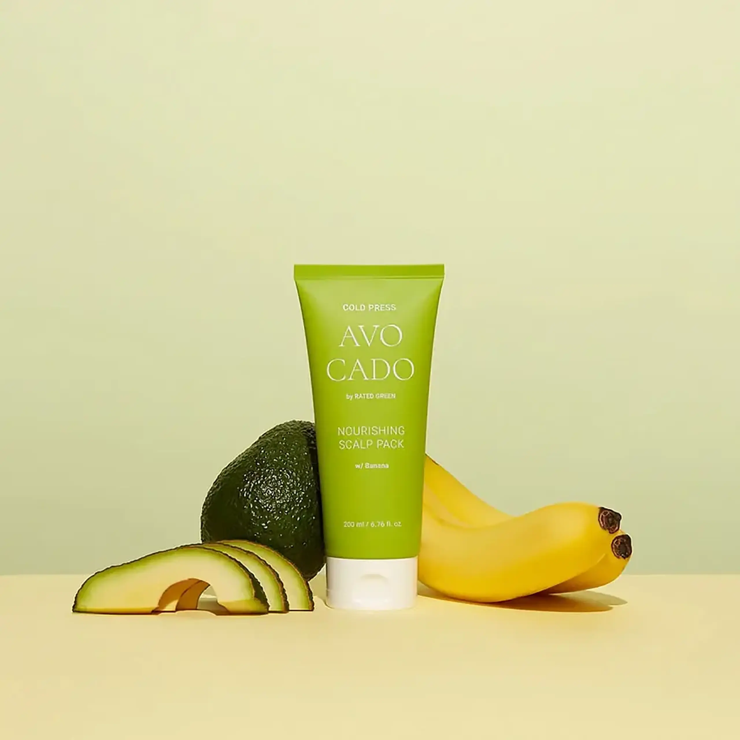 Mască hrănitoare pentru scalp Rated Green Cold Press Avocado Nourishing Scalp Pack w/Banana 200 ml
