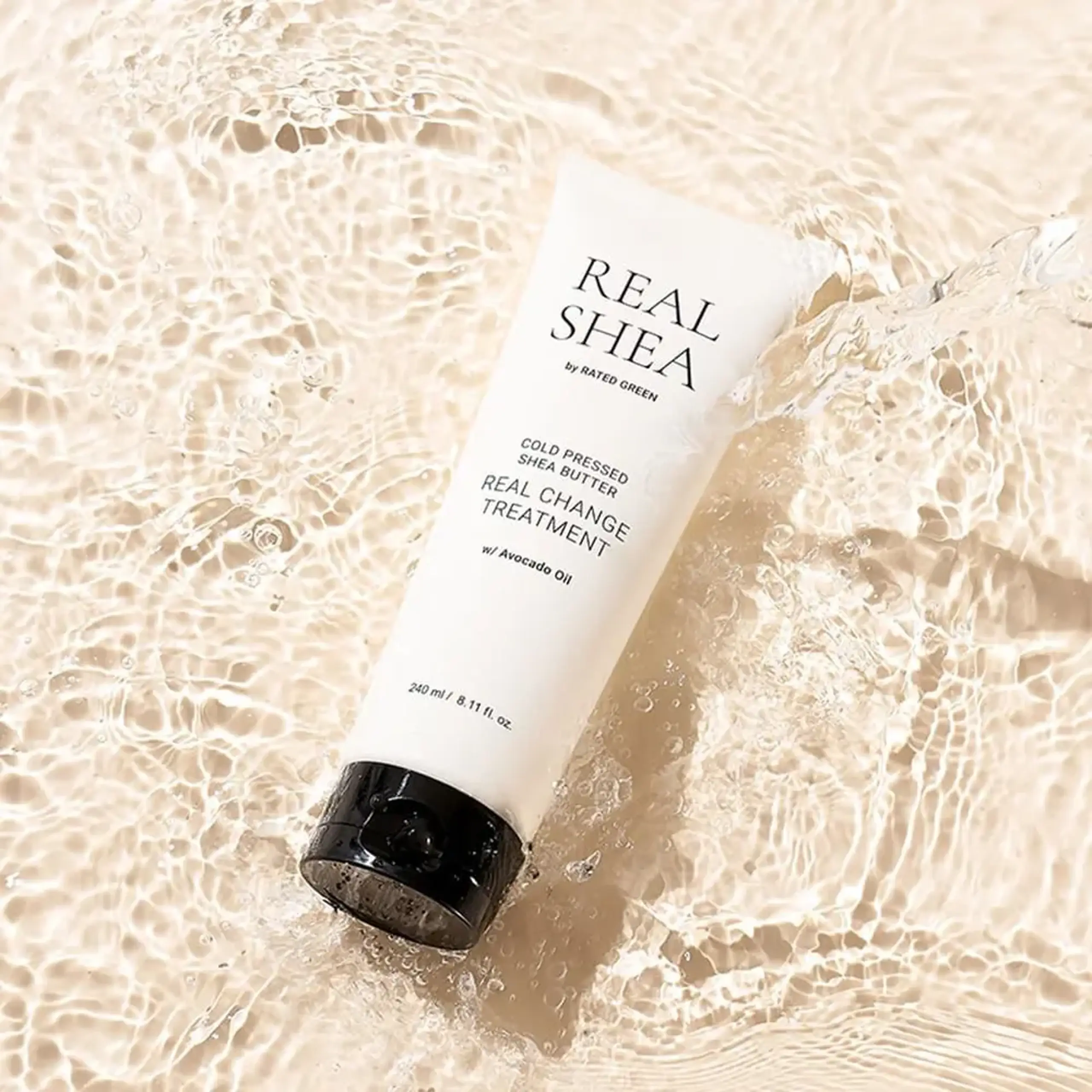 Mască-Tratament cu Unt de Shea Rated Green Cold Pressed Shea Butter Real Change Treatment 240 ml
