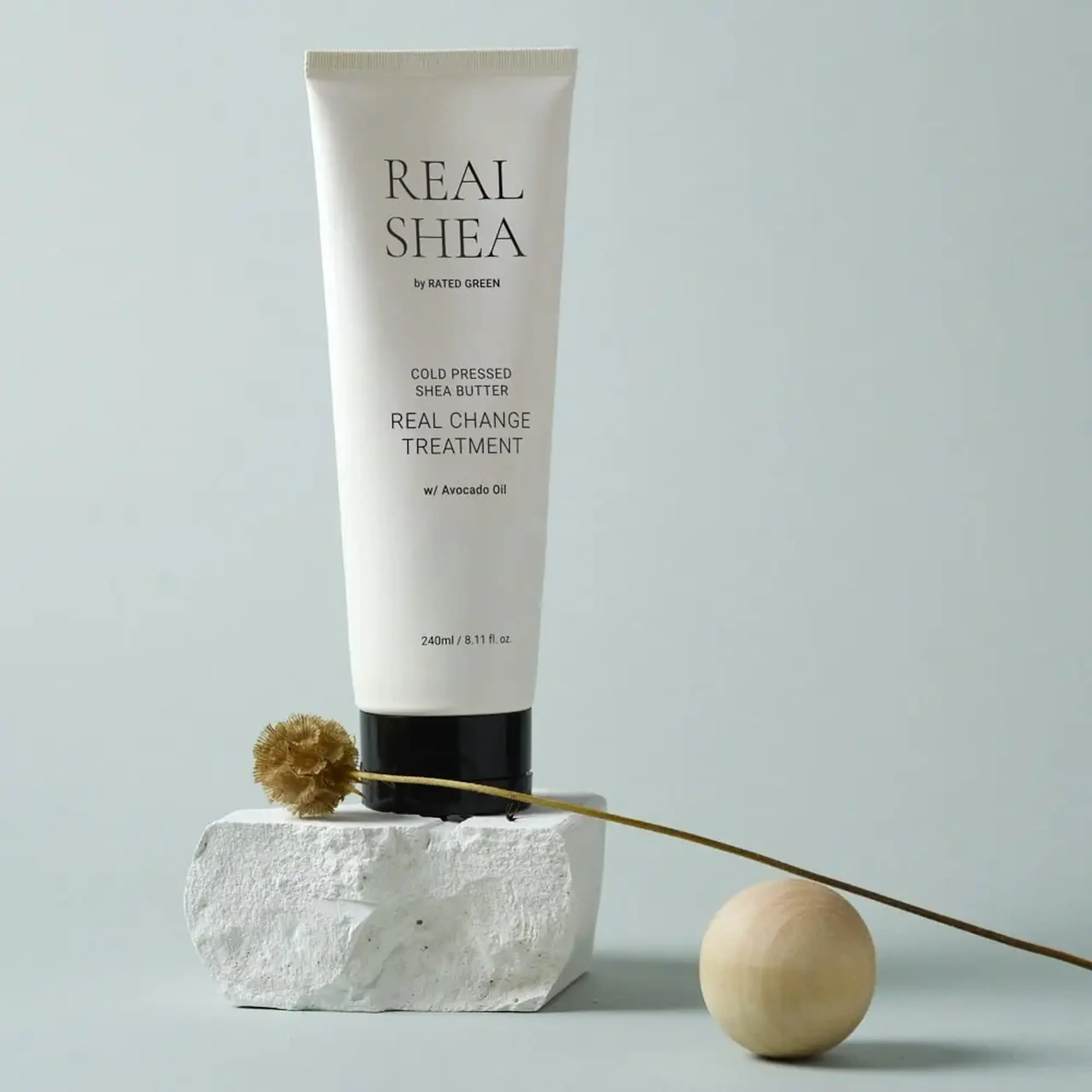 Mască-Tratament cu Unt de Shea Rated Green Cold Pressed Shea Butter Real Change Treatment 240 ml