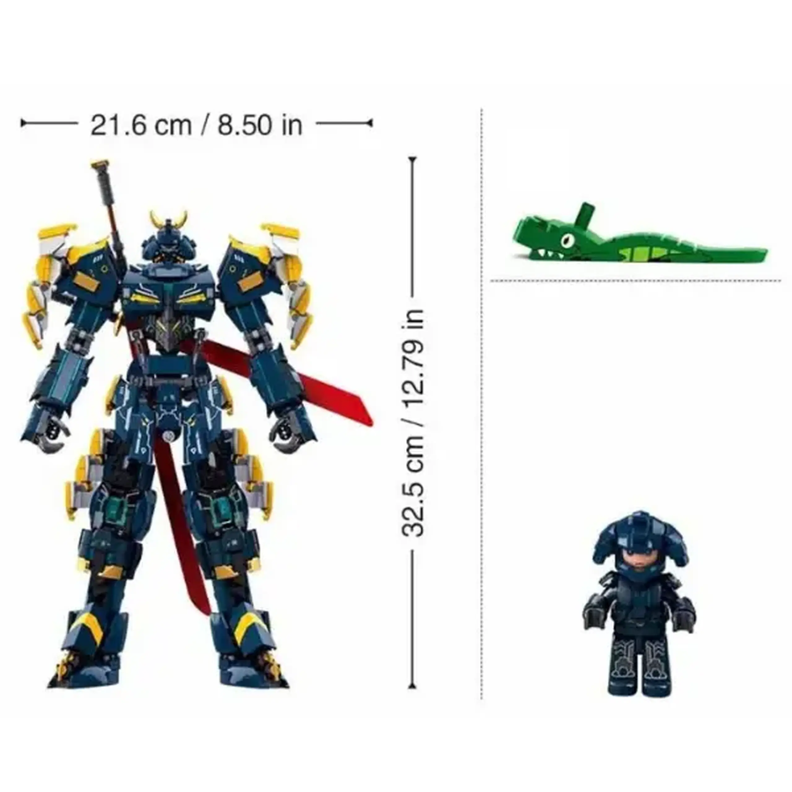 Constructor „Mech de luptă Samurai 30”, 765 elem.