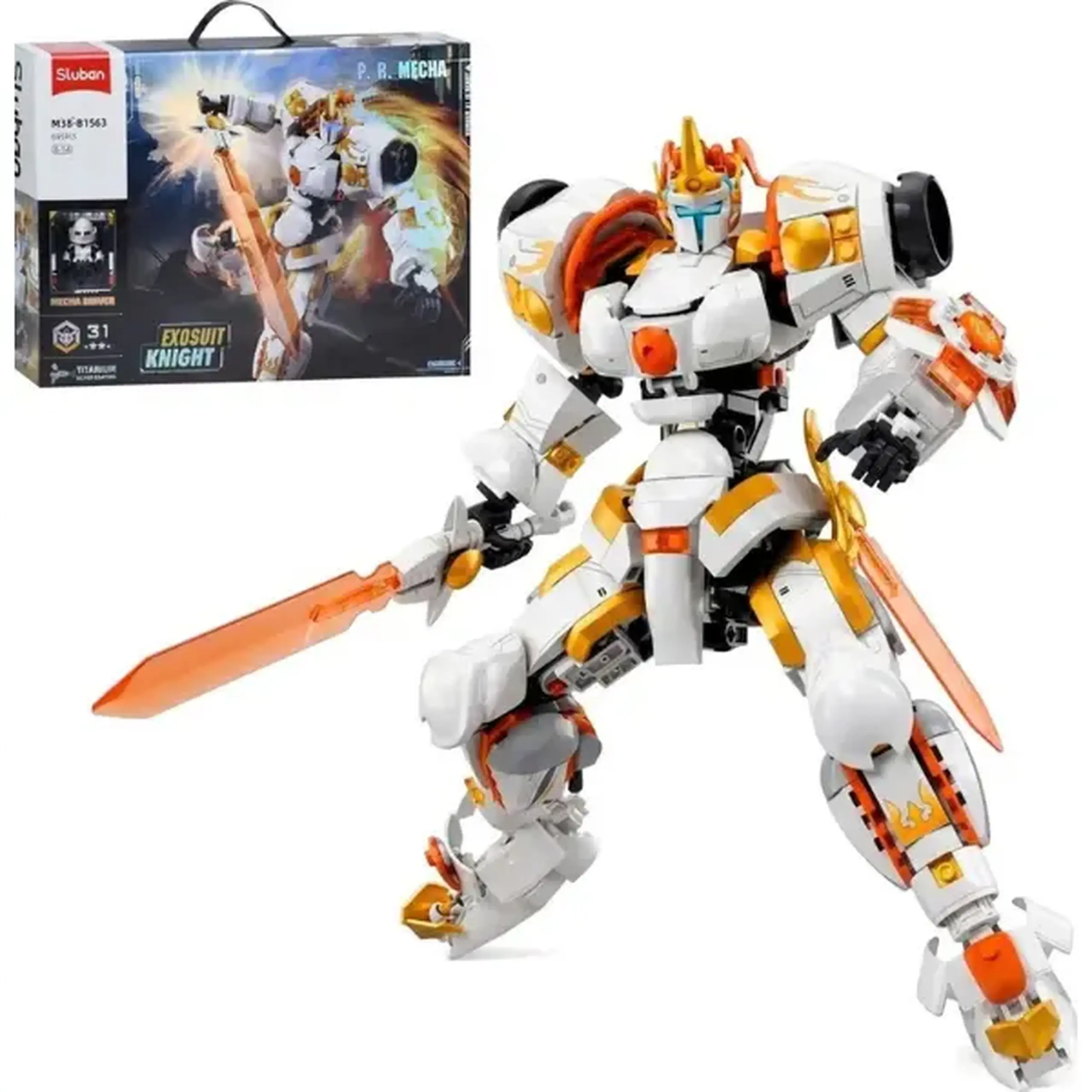 Constructor „Mech samurai de luptă”, 695 elem.