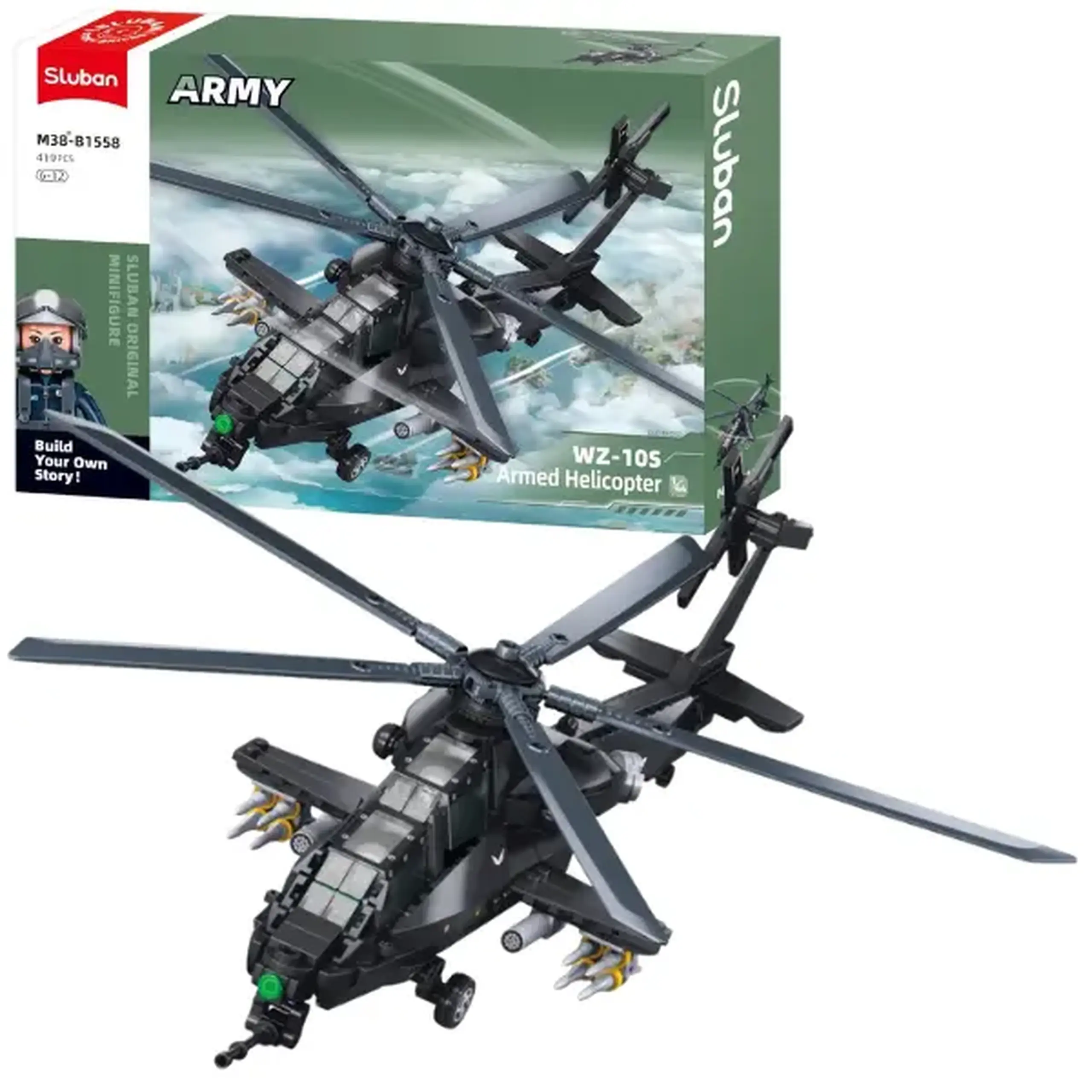 Constructor „Elicopter de atac WZ-10S”, 419 elem.