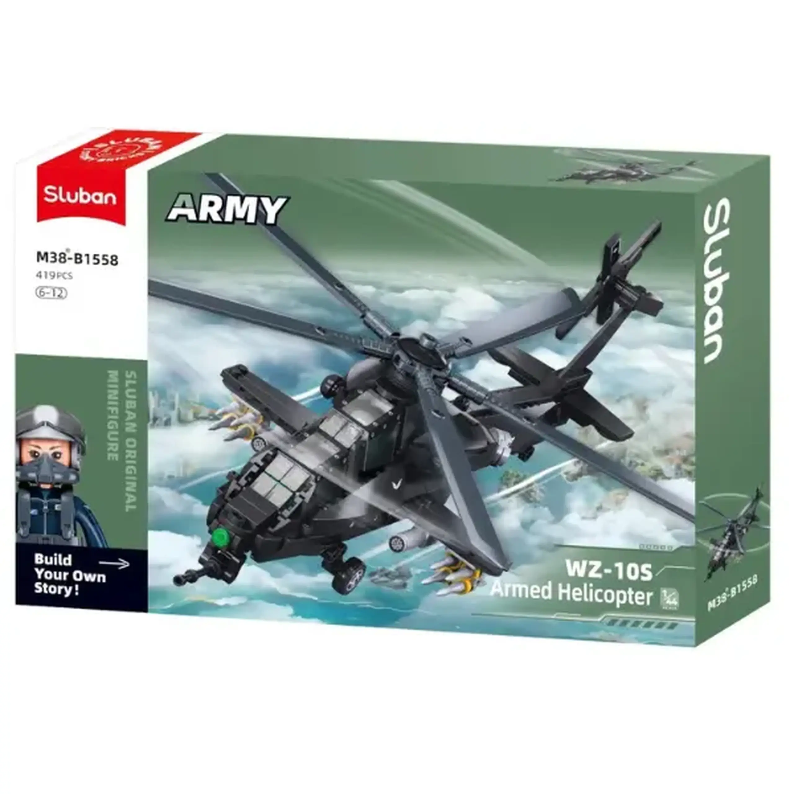 Constructor „Elicopter de atac WZ-10S”, 419 elem.
