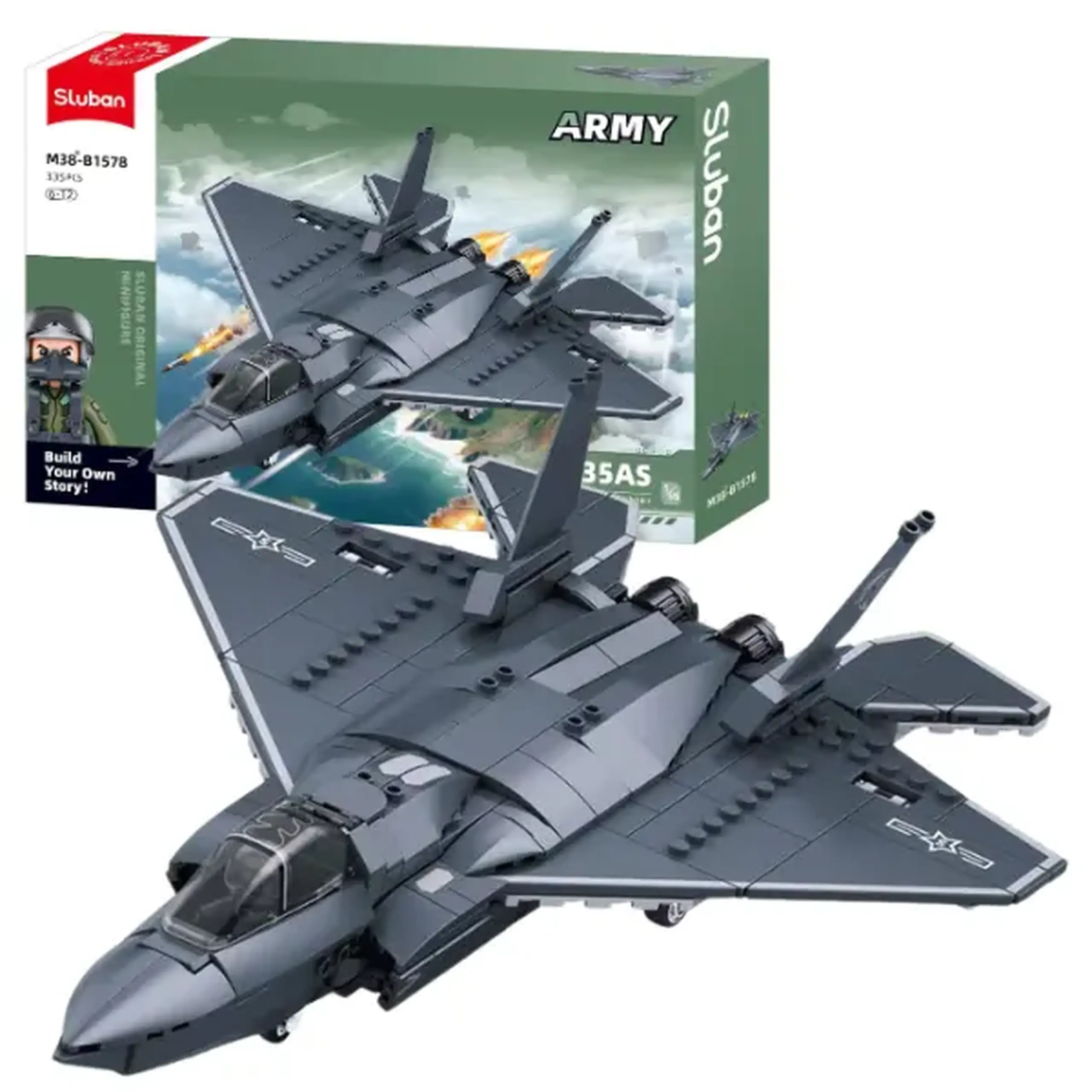 Constructor „Avion de luptă J35”, 335 elem.