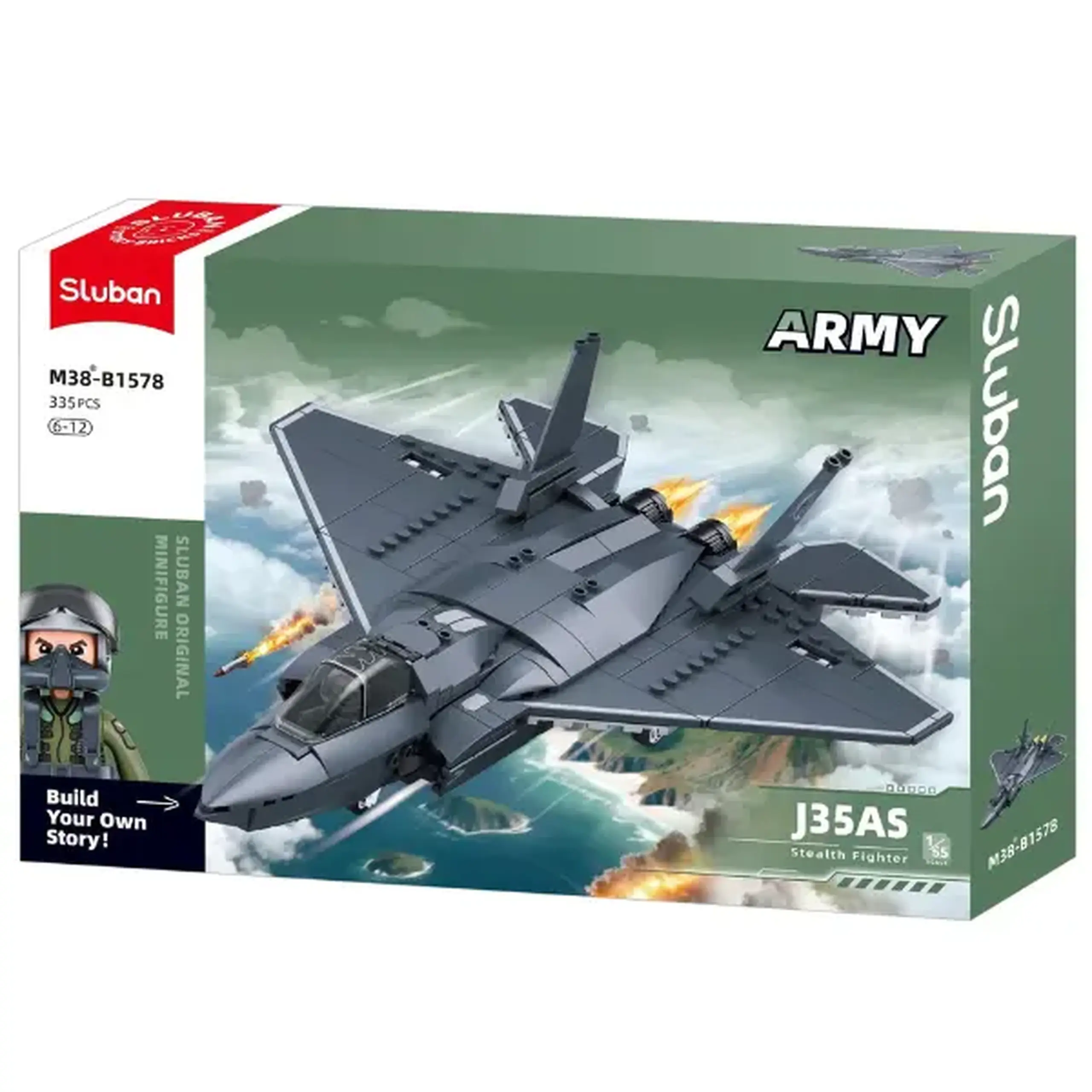 Constructor „Avion de luptă J35”, 335 elem.