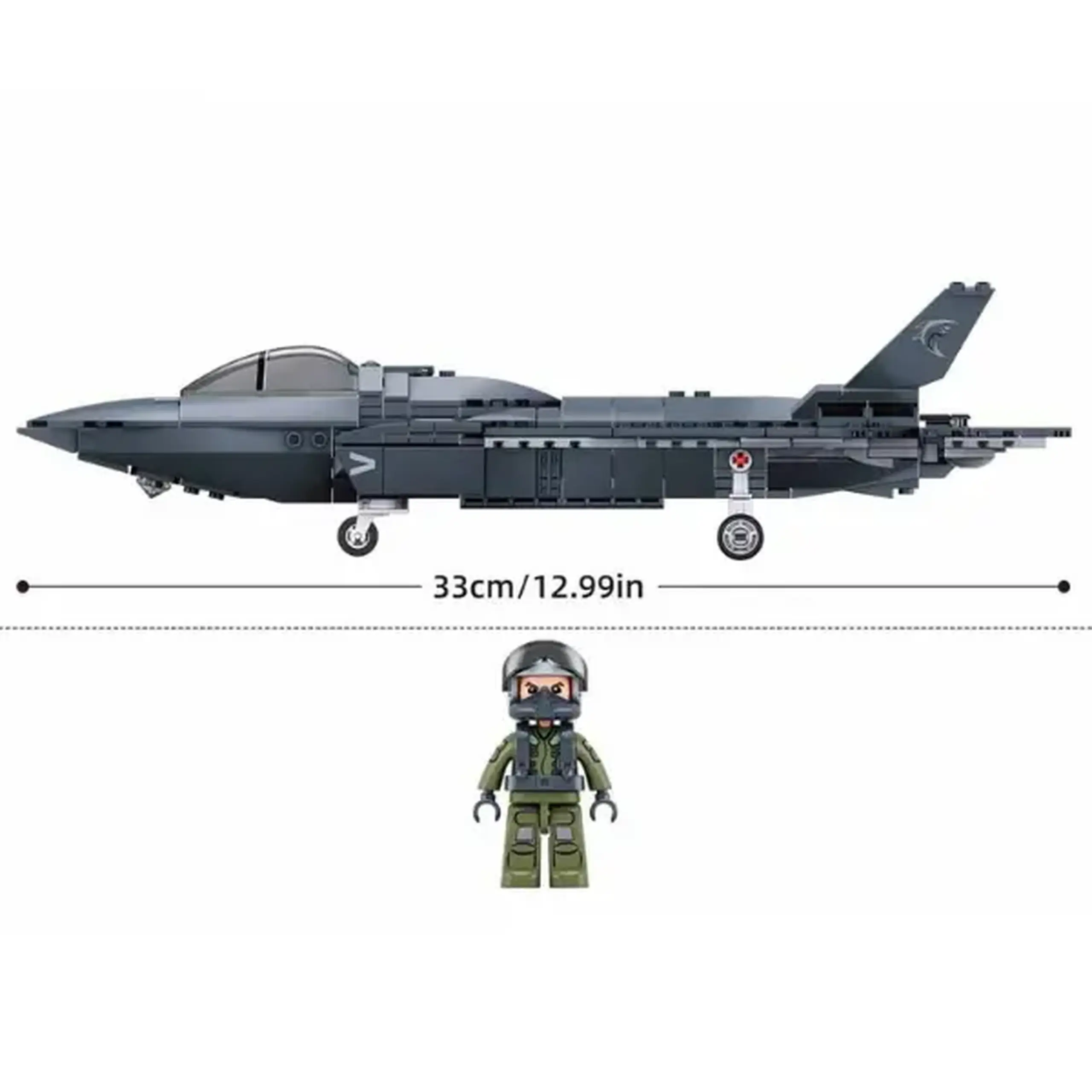 Constructor „Avion de luptă J35”, 335 elem.